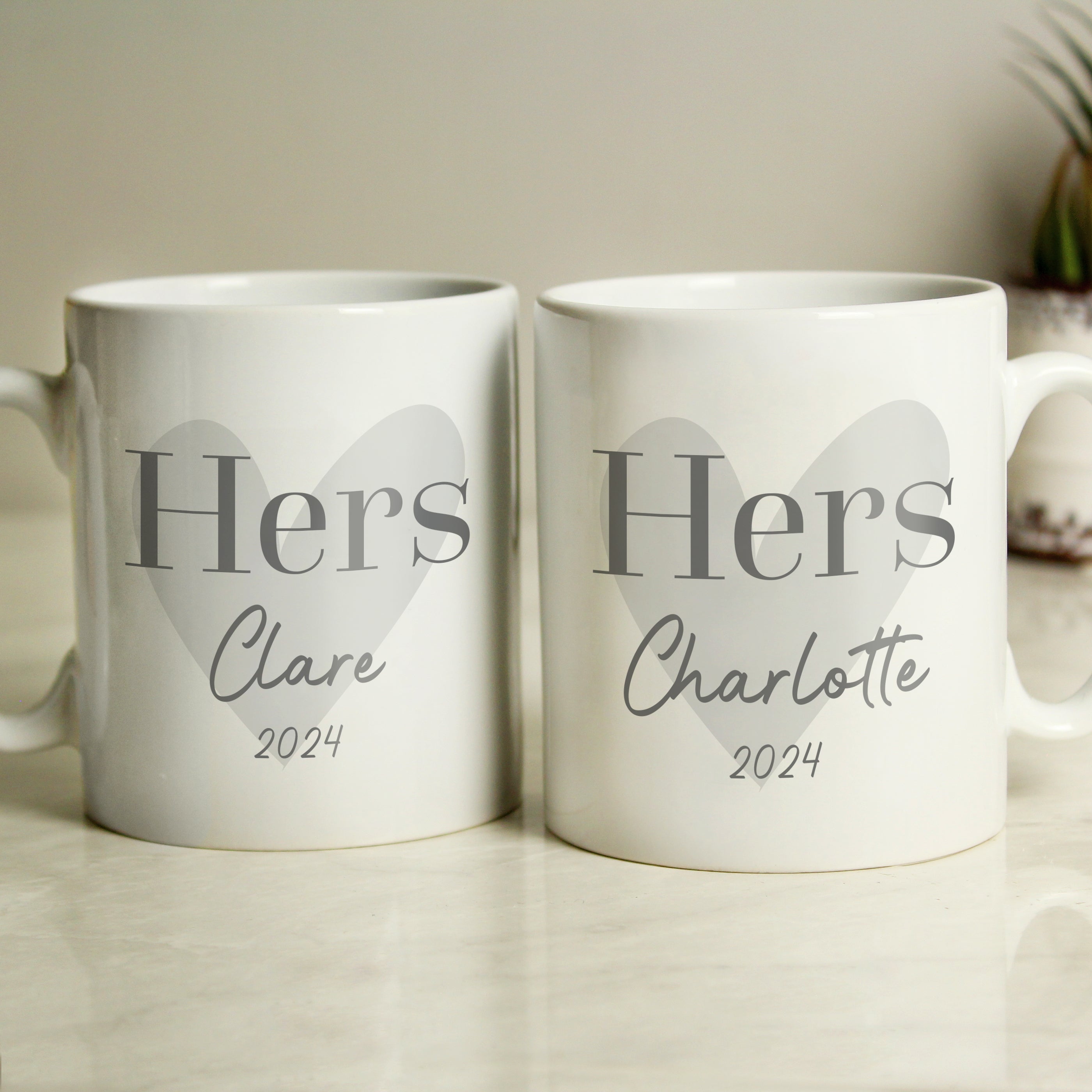 Personalised Couples Mug Set - gift & personalise