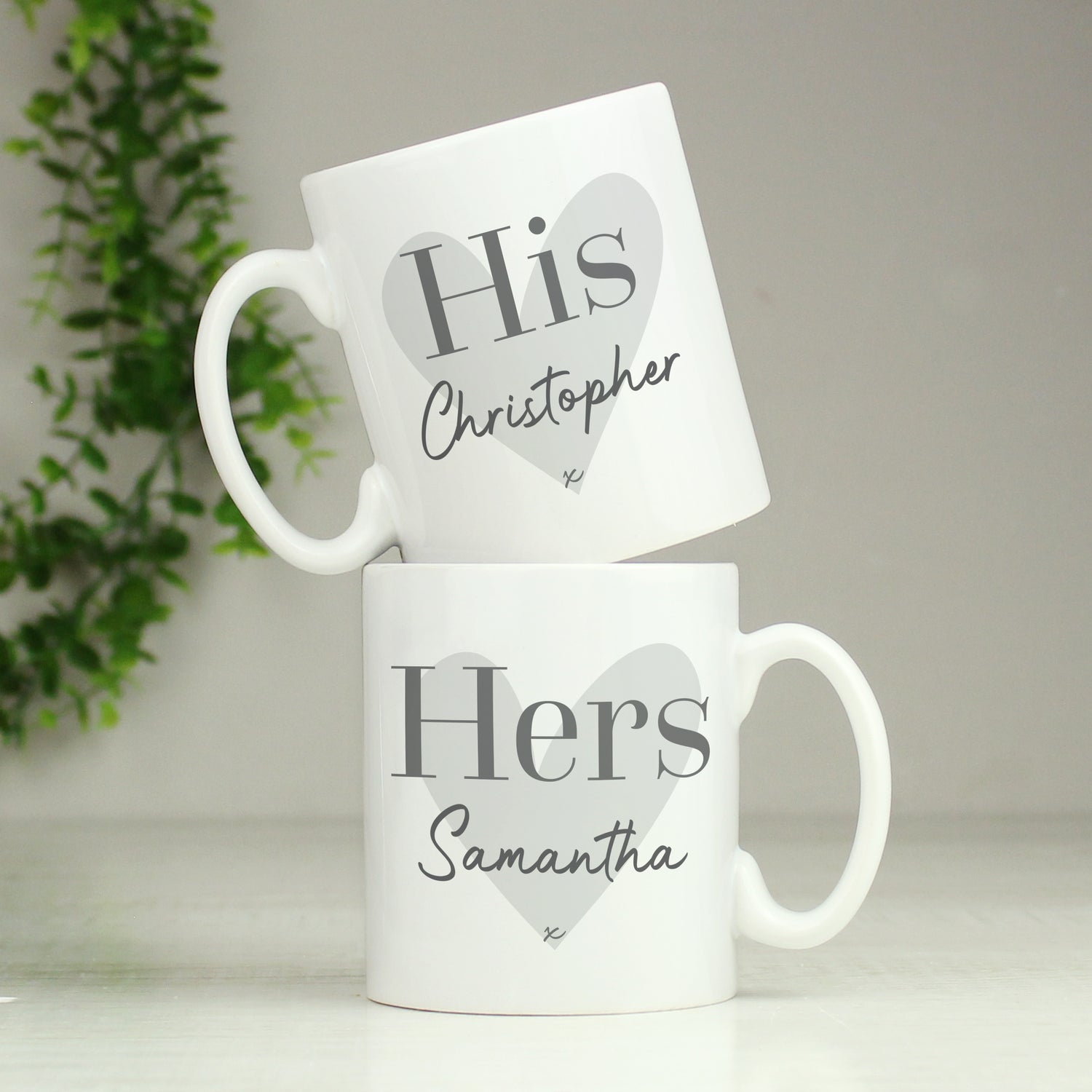 Personalised Couples Mug Set - gift & personalise