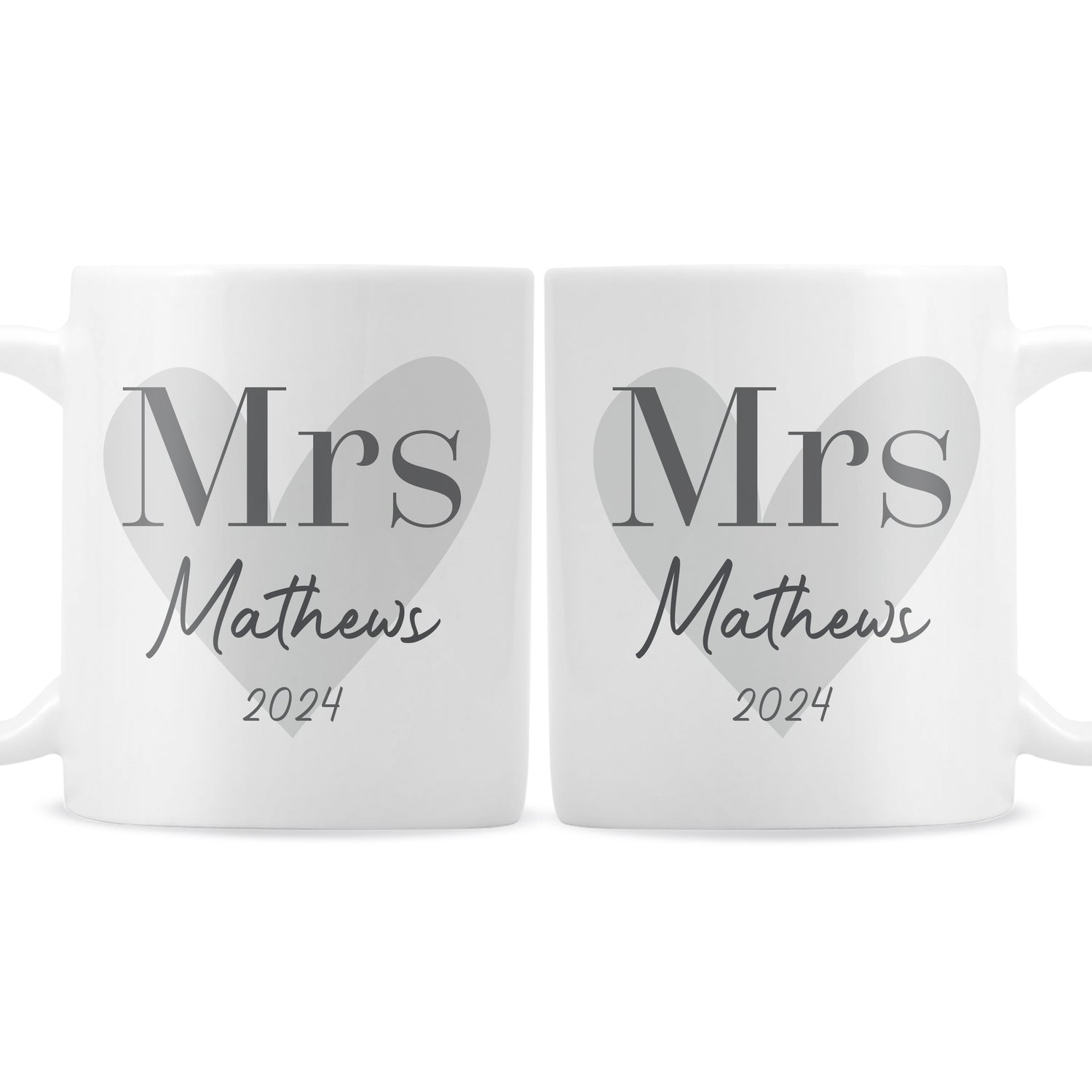 Personalised Couples Mug Set - gift & personalise