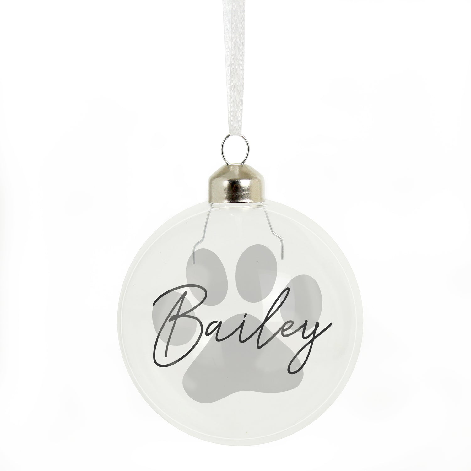 Personalised Pet Glass Bauble - gift & personalise