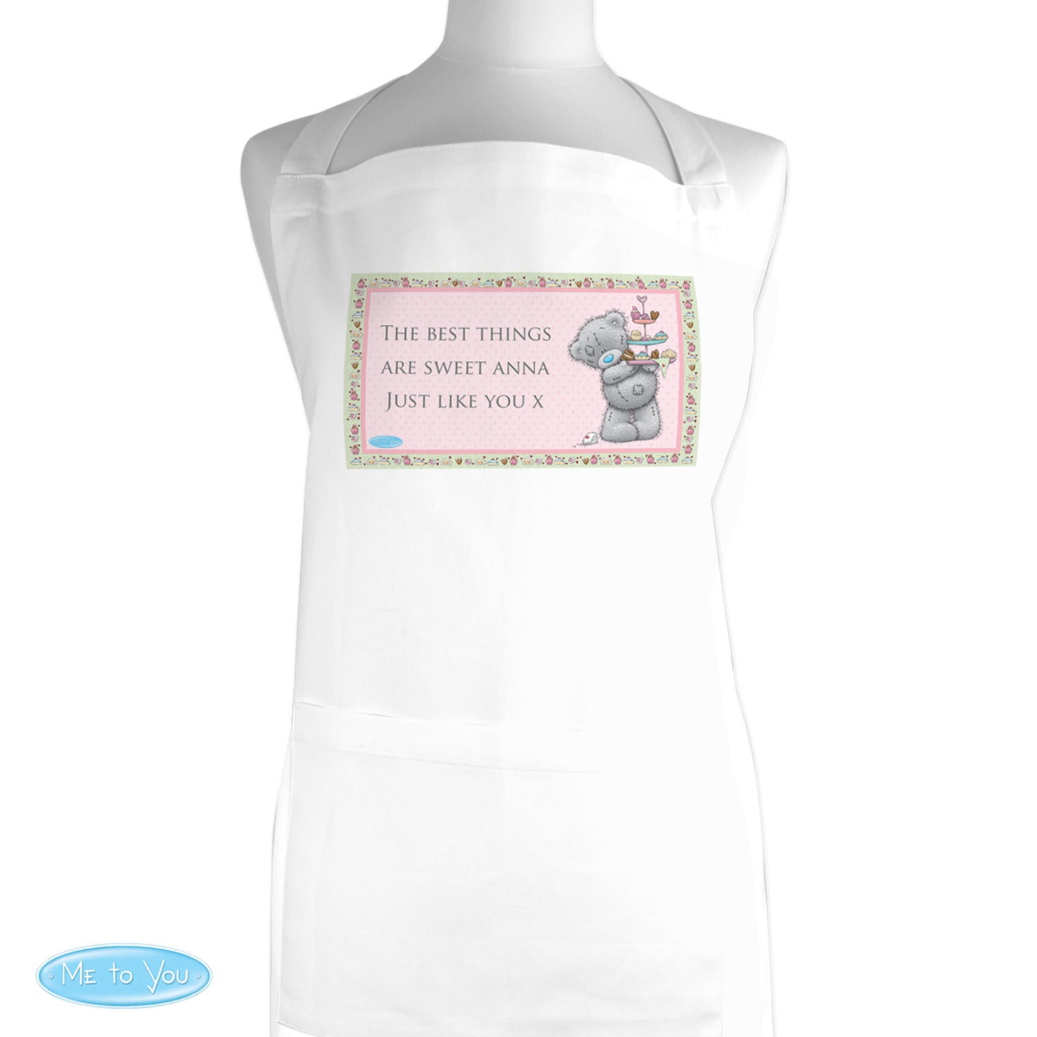 Personalised Me To You Cupcake Apron - gift & personalise