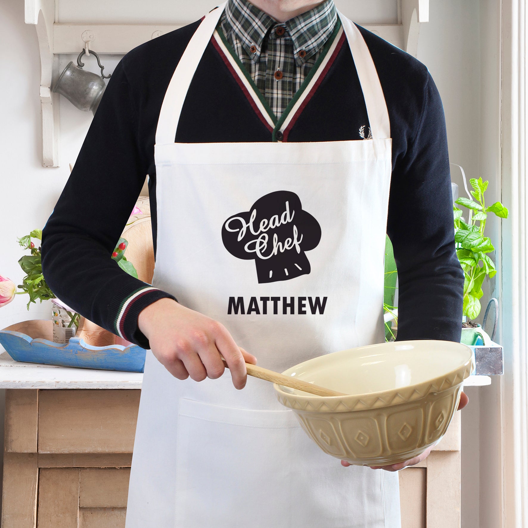 Personalised Head Chef Apron - gift & personalise