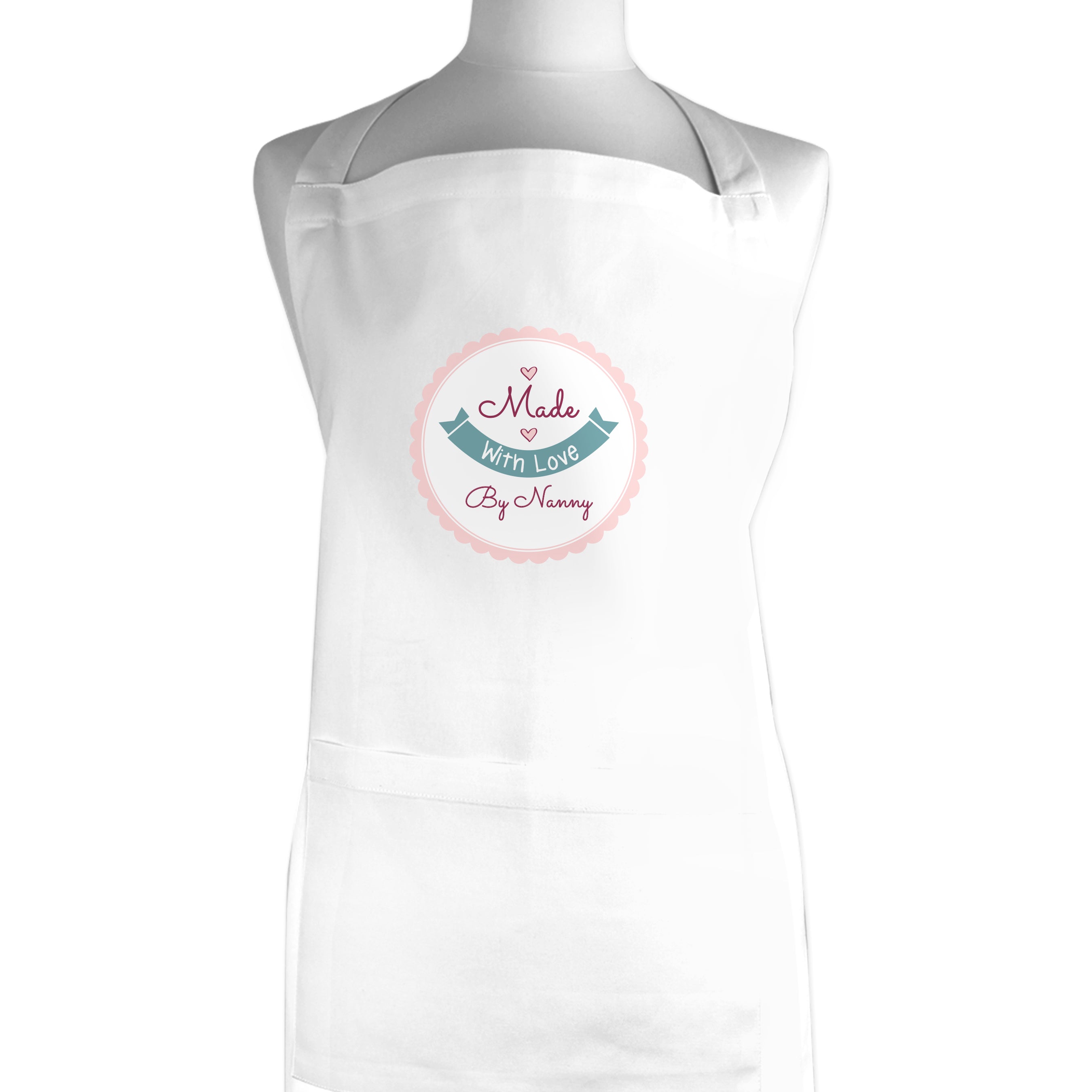 Personalised Made with Love Apron - gift & personalise