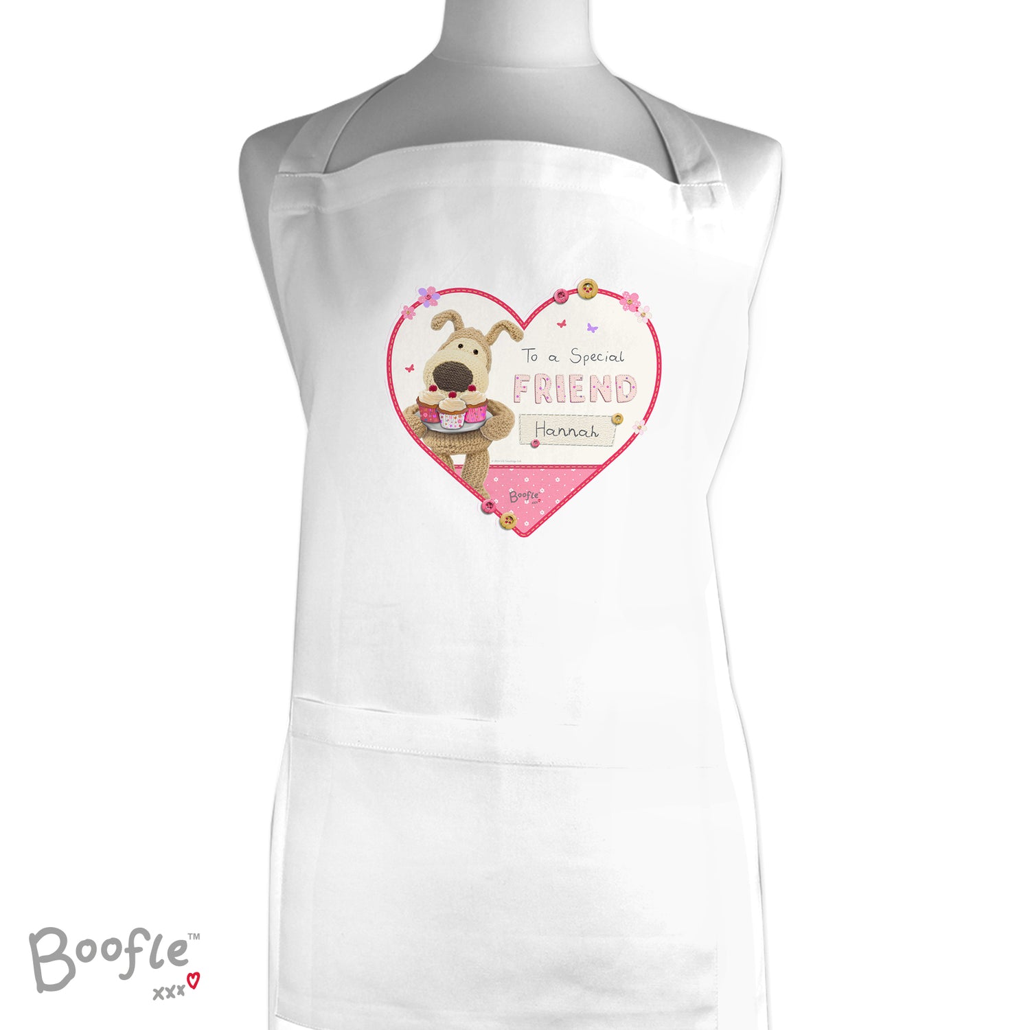 Personalised Boofle Flowers Apron - gift & personalise