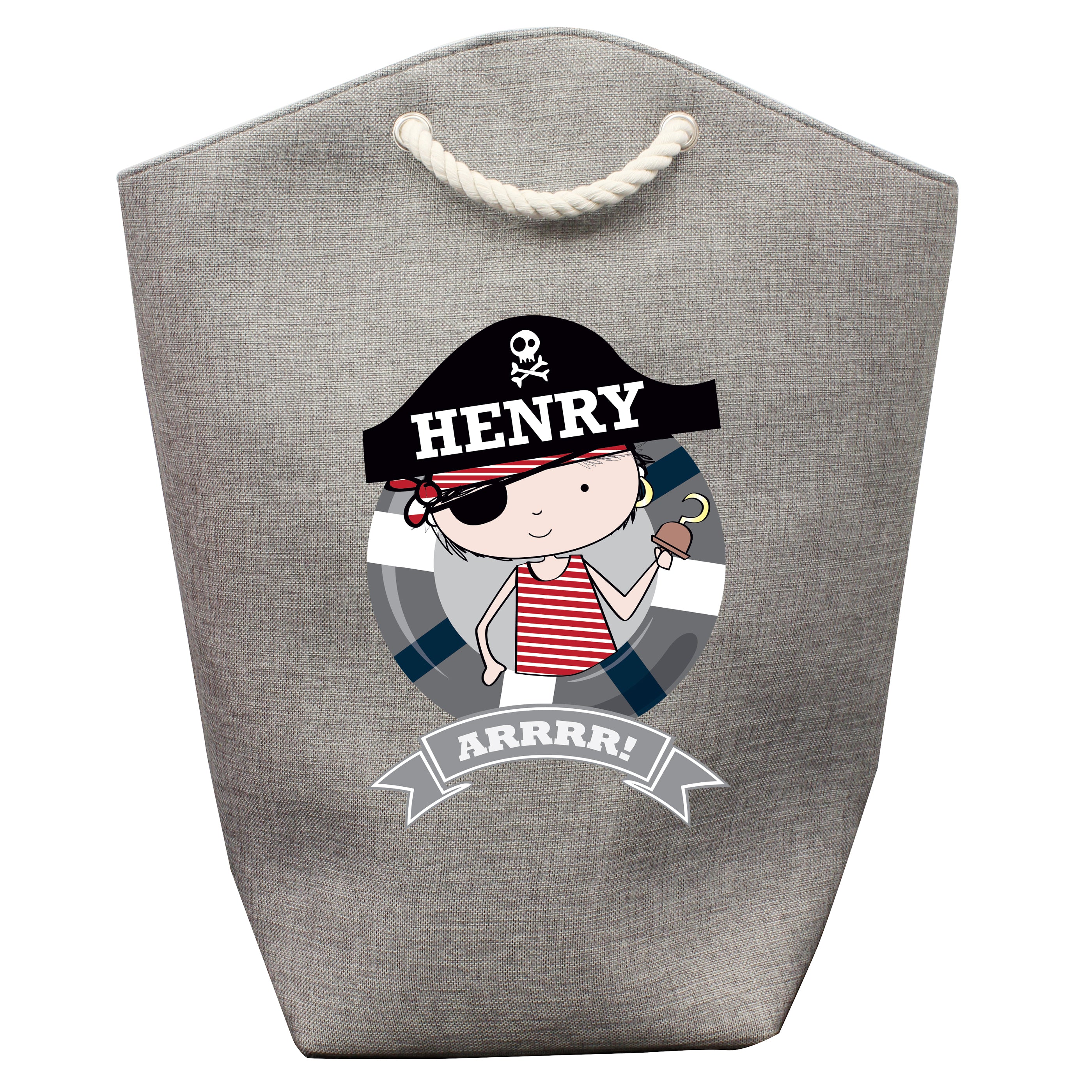 Personalised Pirate Storage Bag - gift & personalise