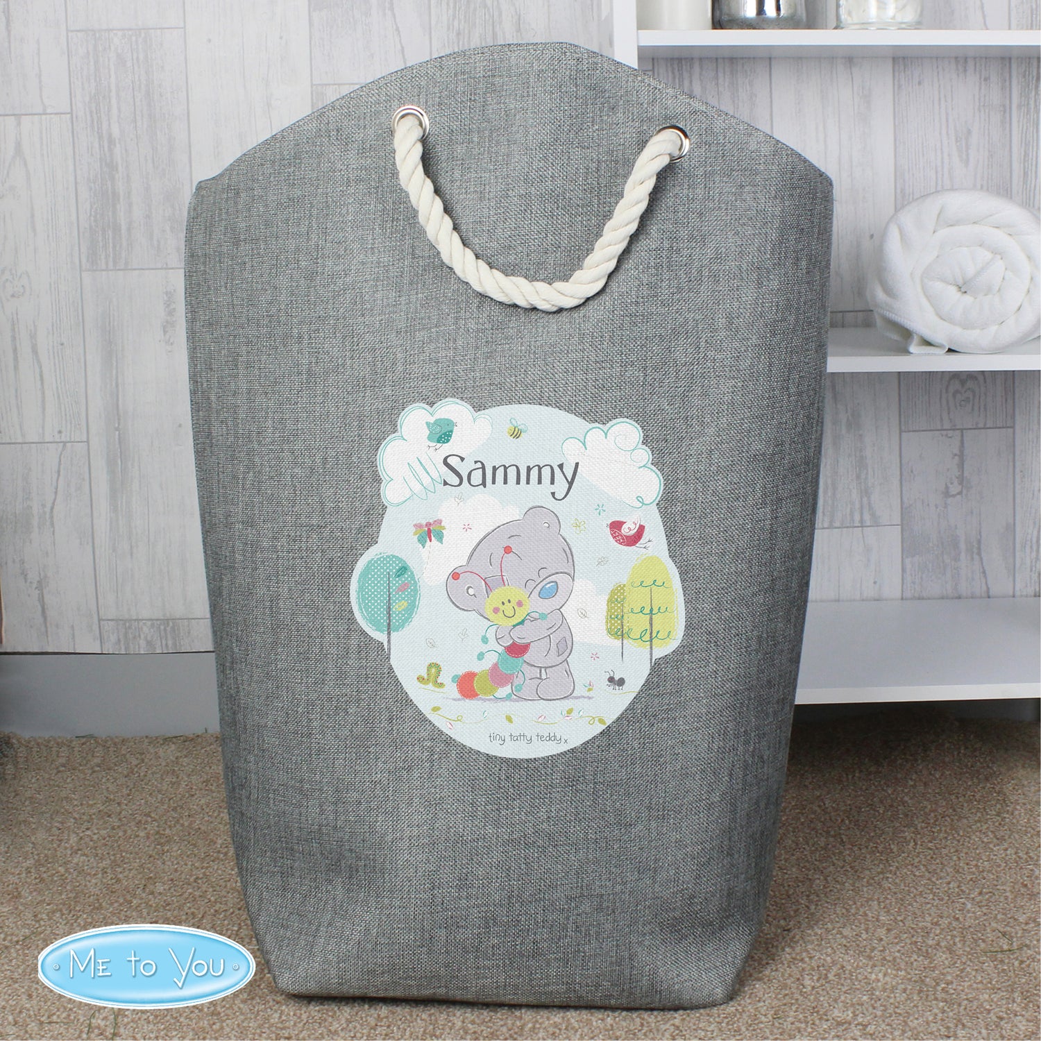 Personalised Tiny Tatty Teddy Cuddle Bug Storage Bag - gift & personalise