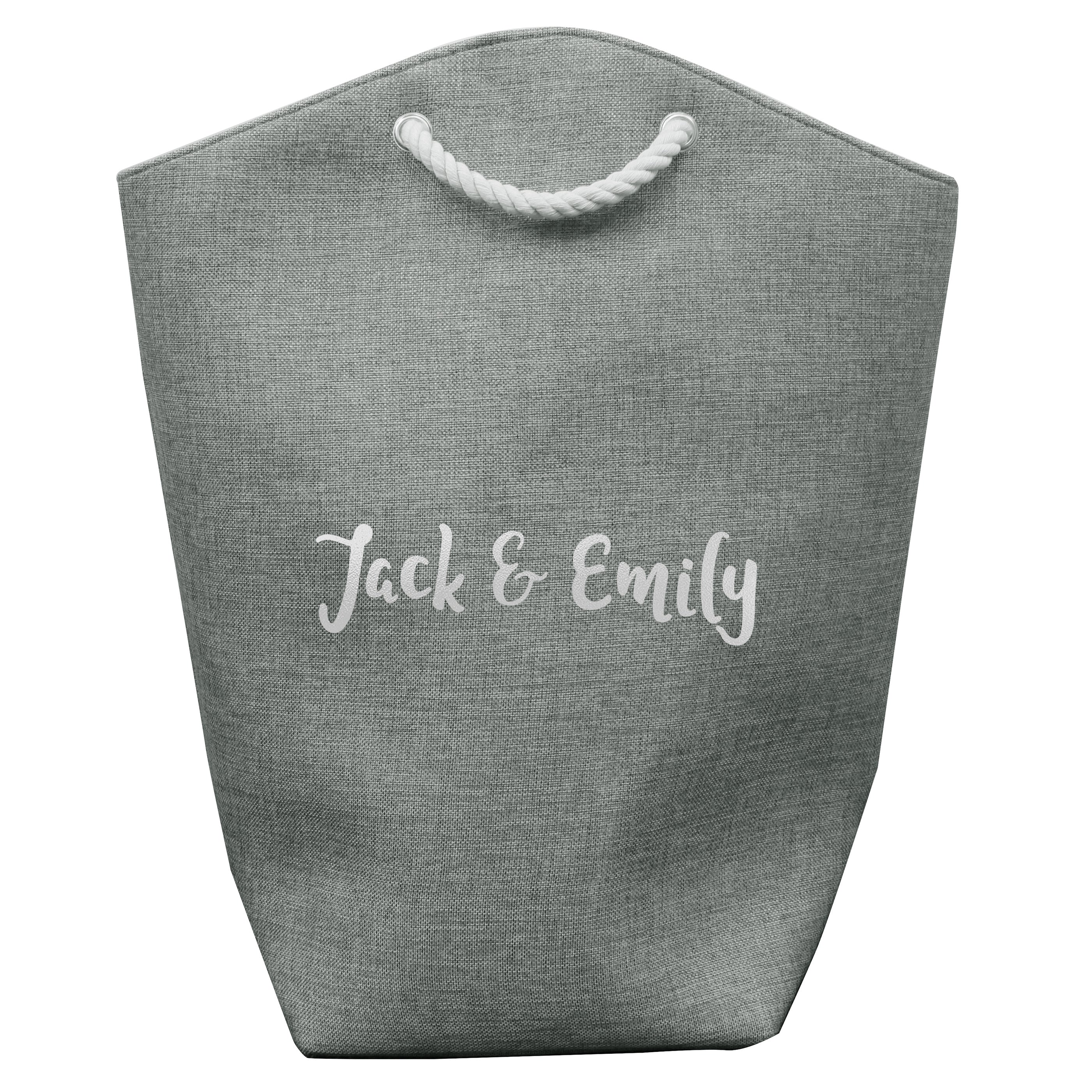 Personalised Silver Name Storage Bag - gift & personalise