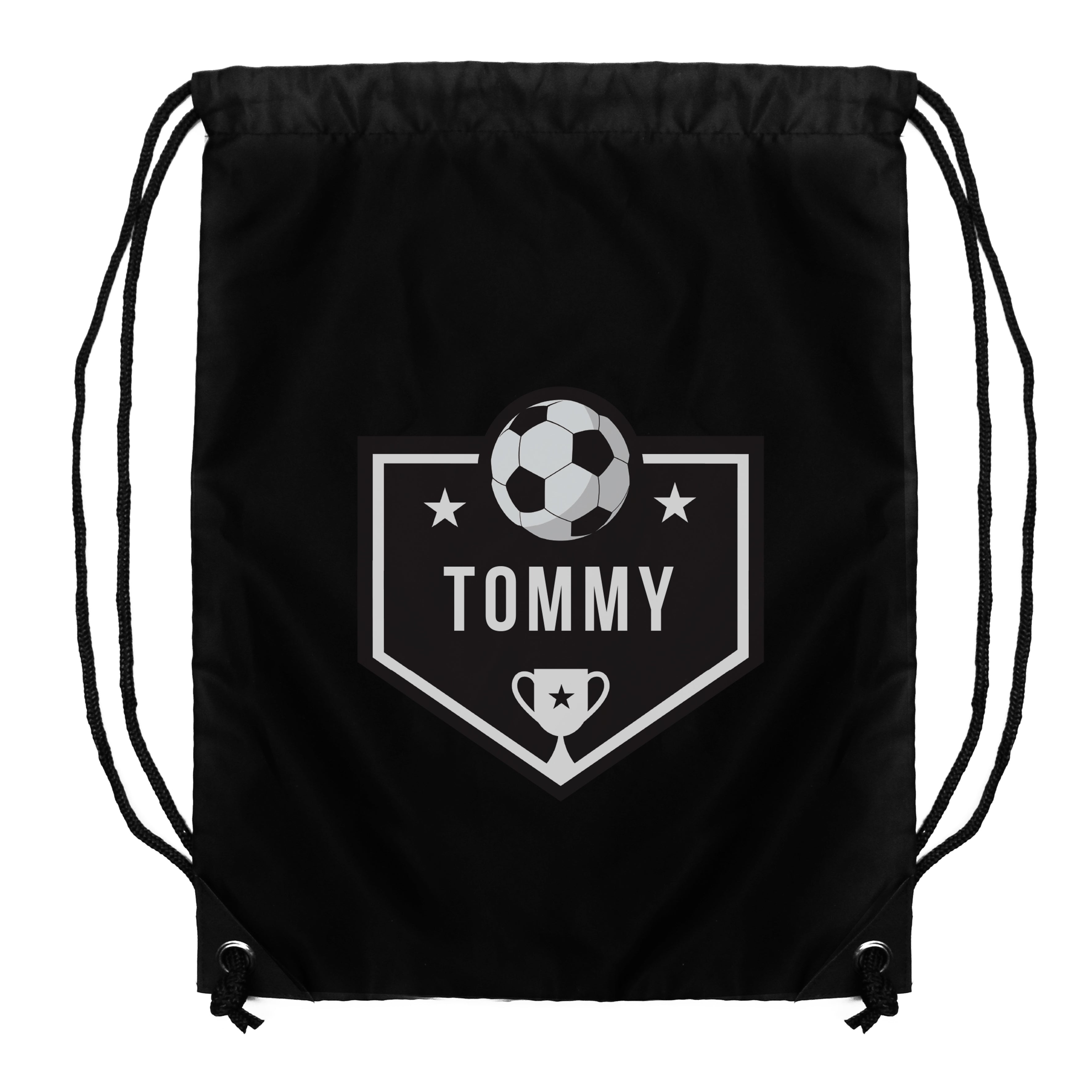 Personalised Football Black Kit Bag - gift & personalise