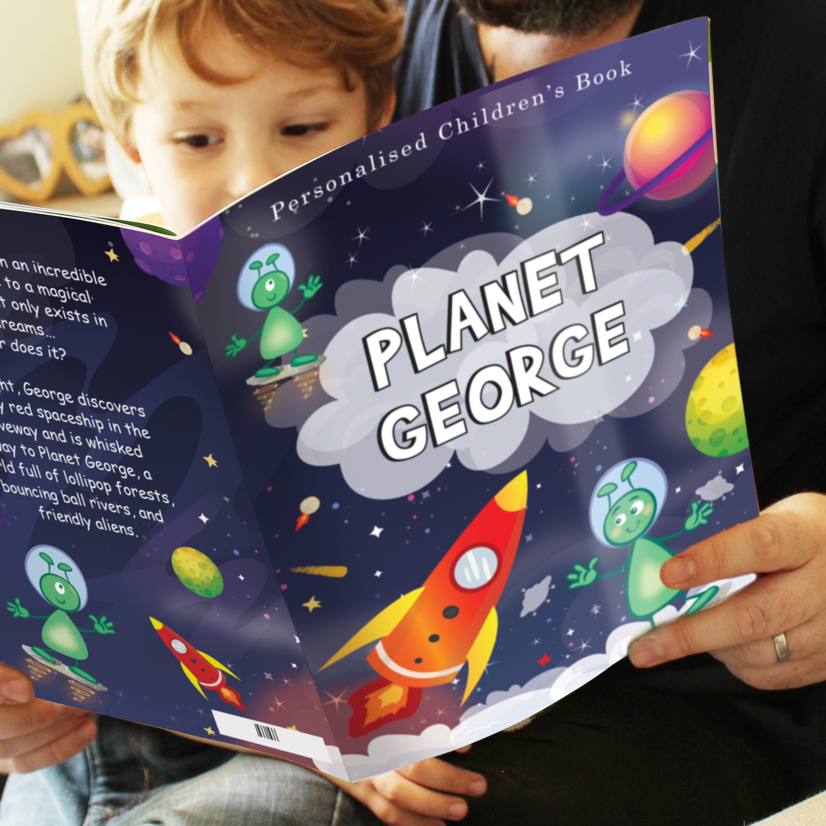 Personalised Space Story Book - gift & personalise