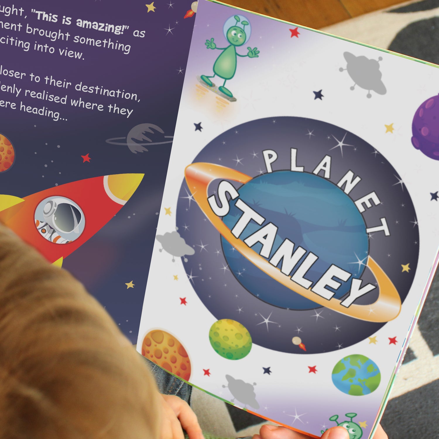 Personalised Space Story Book - gift & personalise