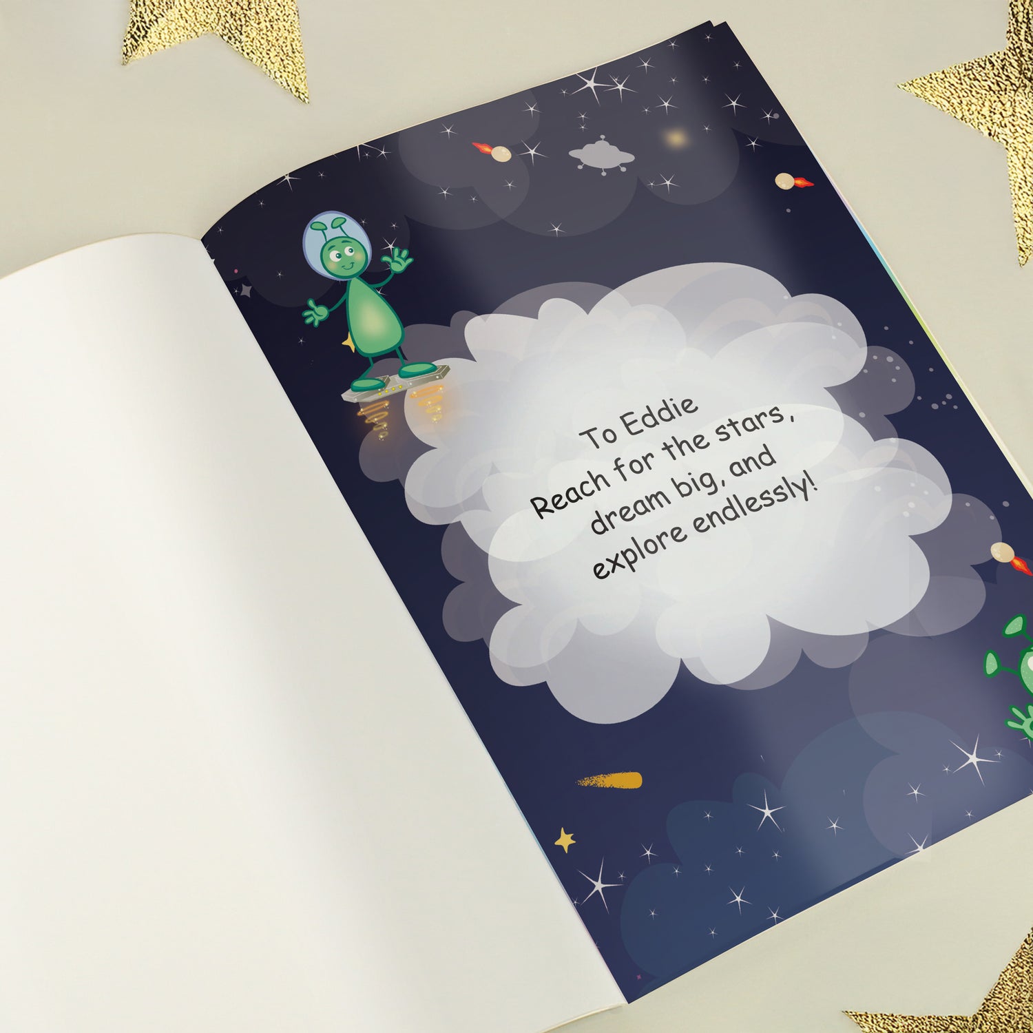 Personalised Space Story Book - gift & personalise