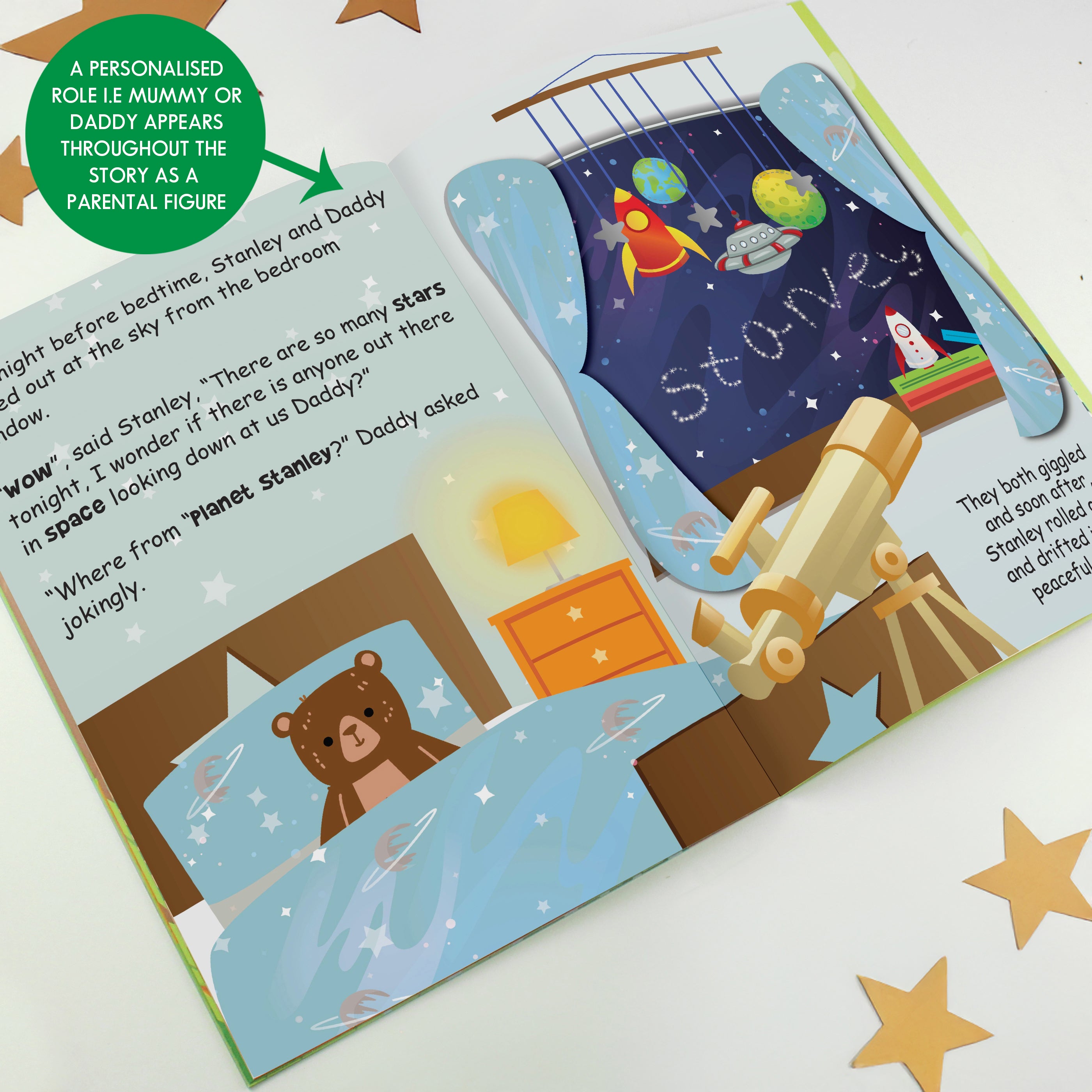 Personalised Space Story Book - gift & personalise