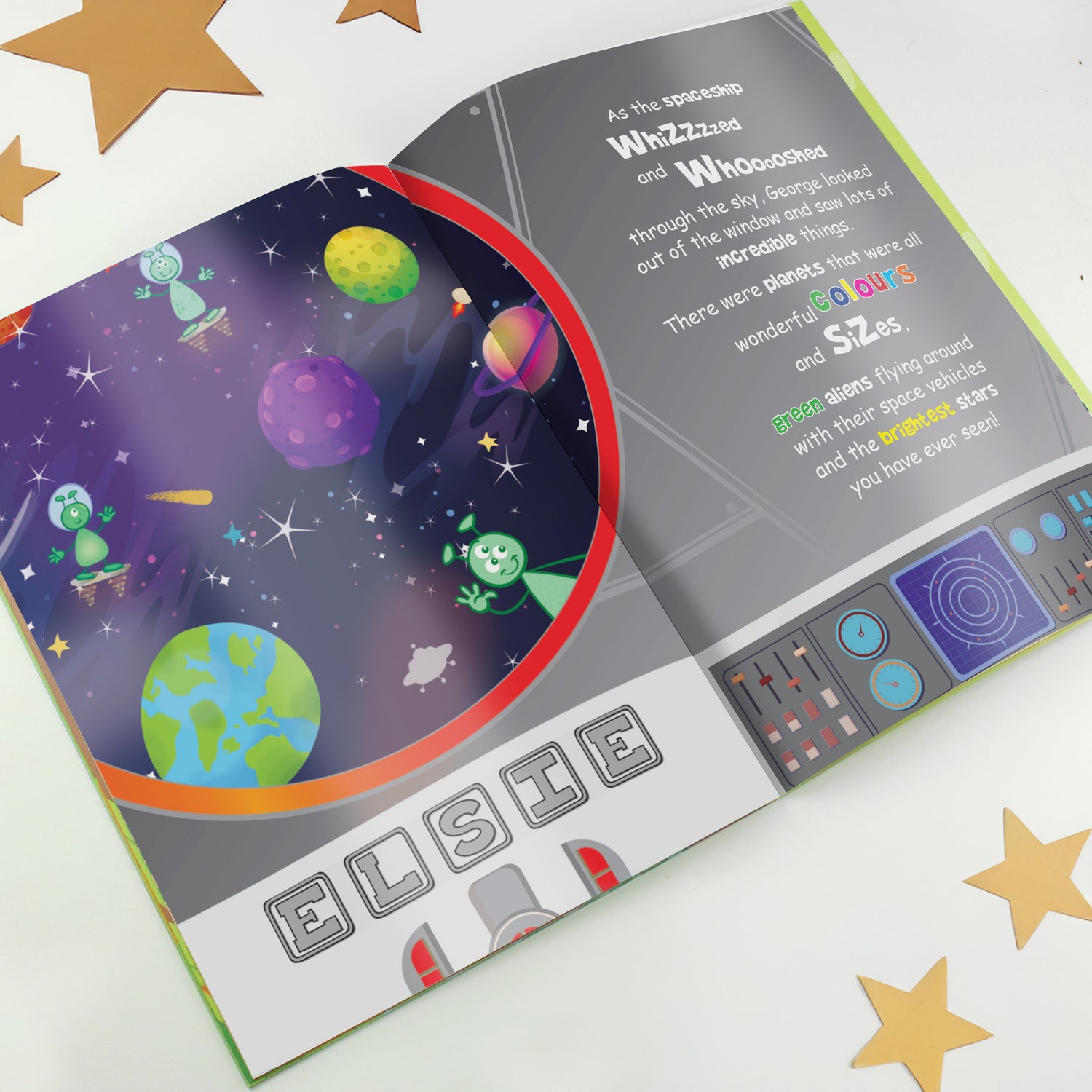 Personalised Space Story Book - gift & personalise