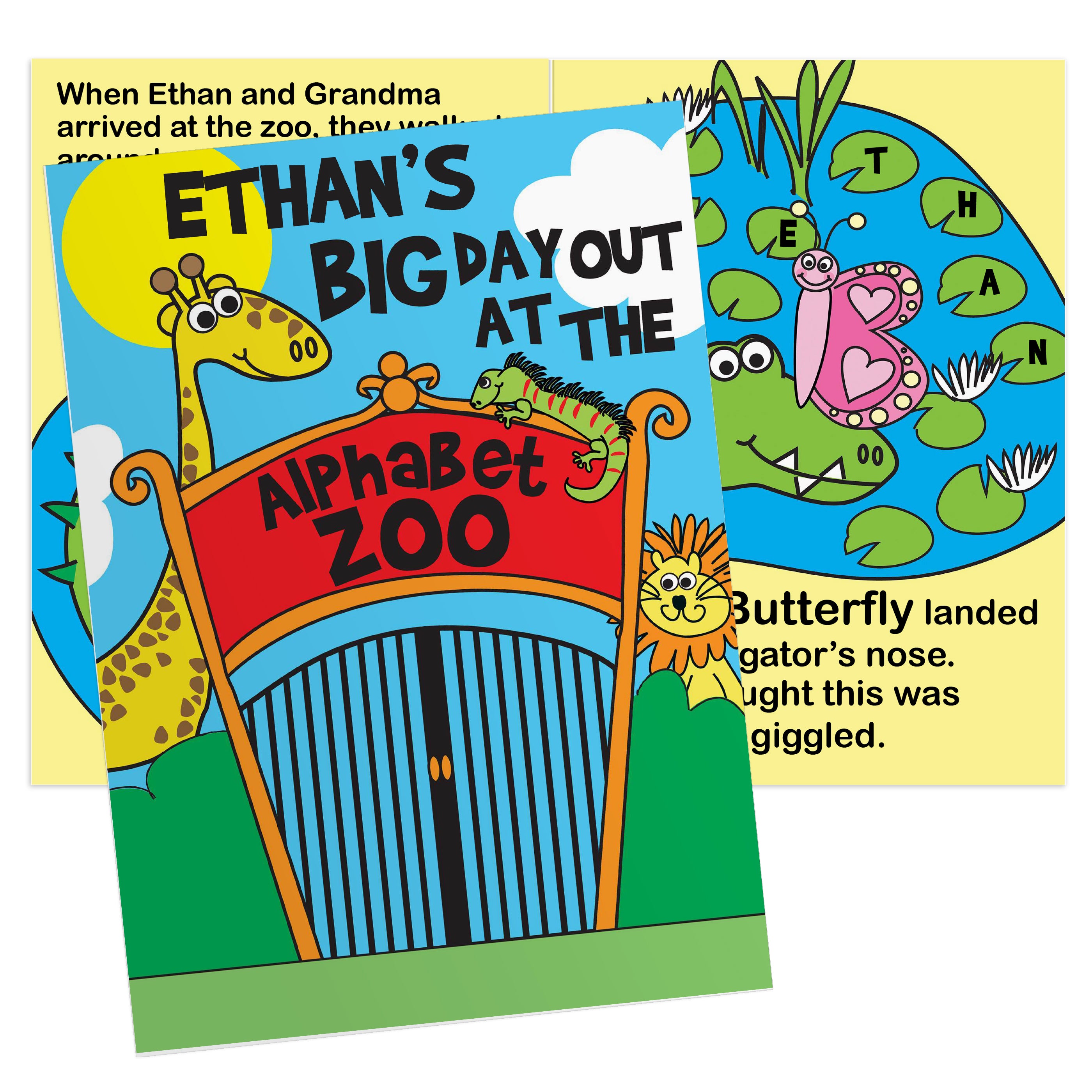 Personalised Zoo Story Book - gift & personalise