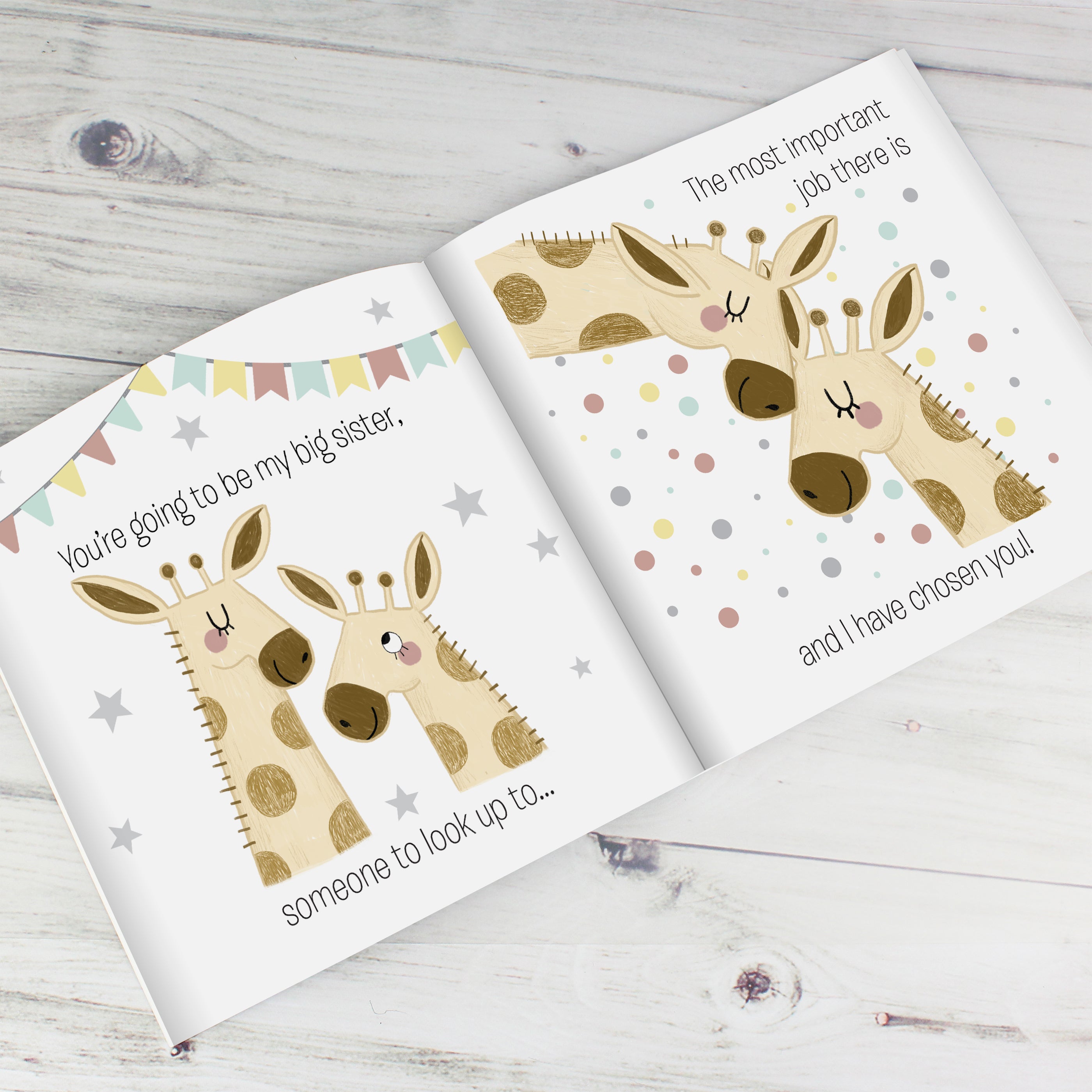 Personalised Big Sister Story Book - gift & personalise