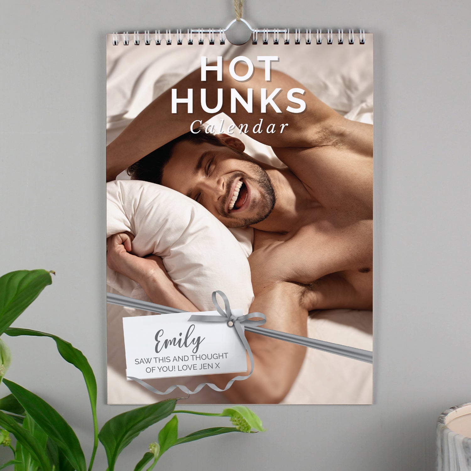 Personalised A4 Hot Hunks Calendar - gift & personalise