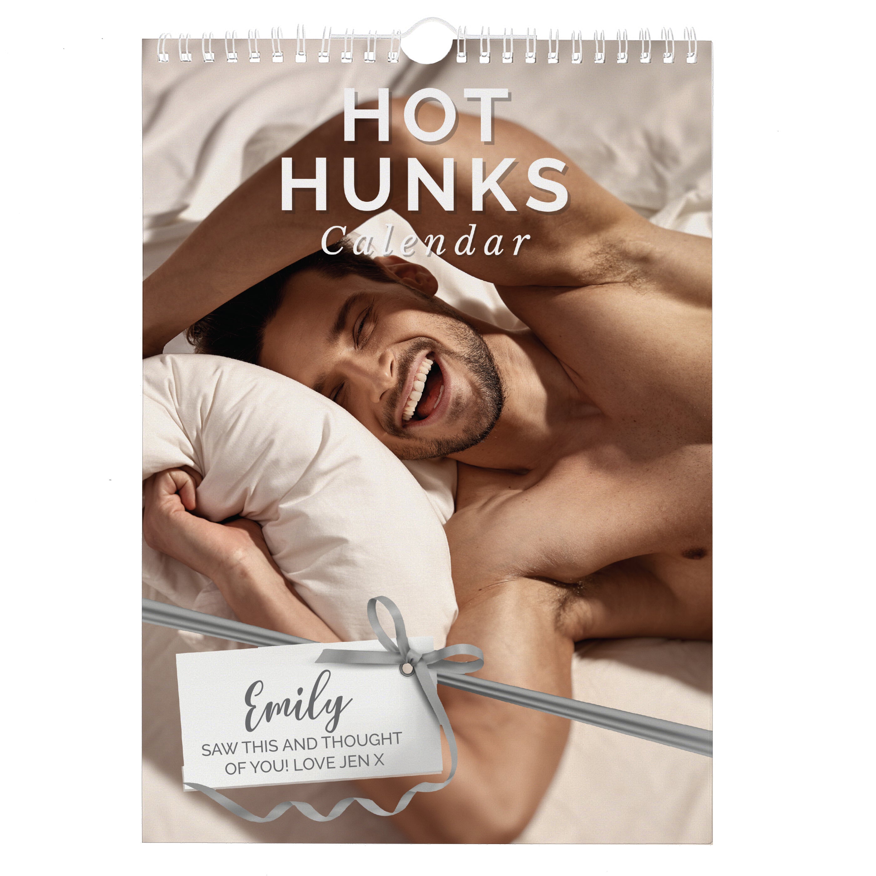 Personalised A4 Hot Hunks Calendar - gift & personalise
