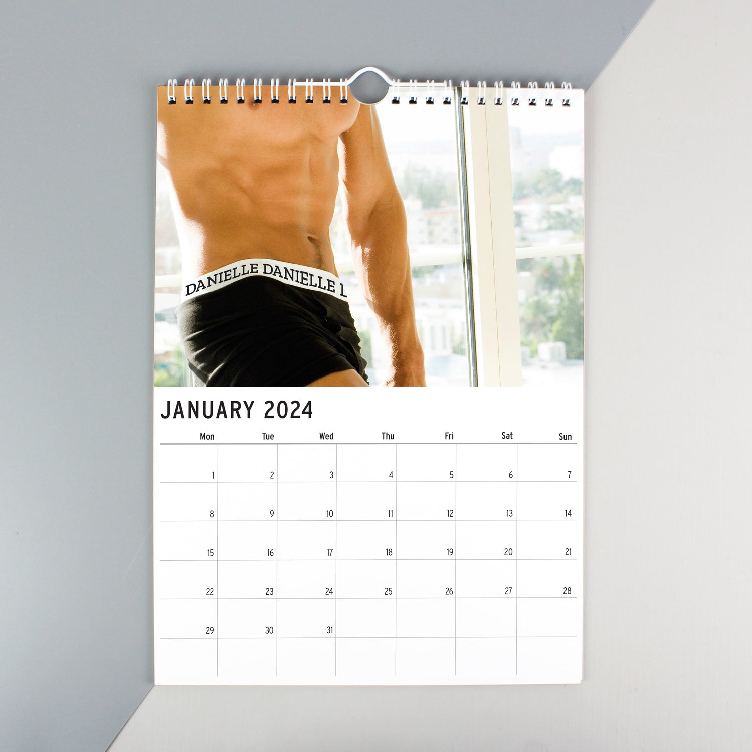 Personalised A4 Hot Hunks Calendar - gift & personalise