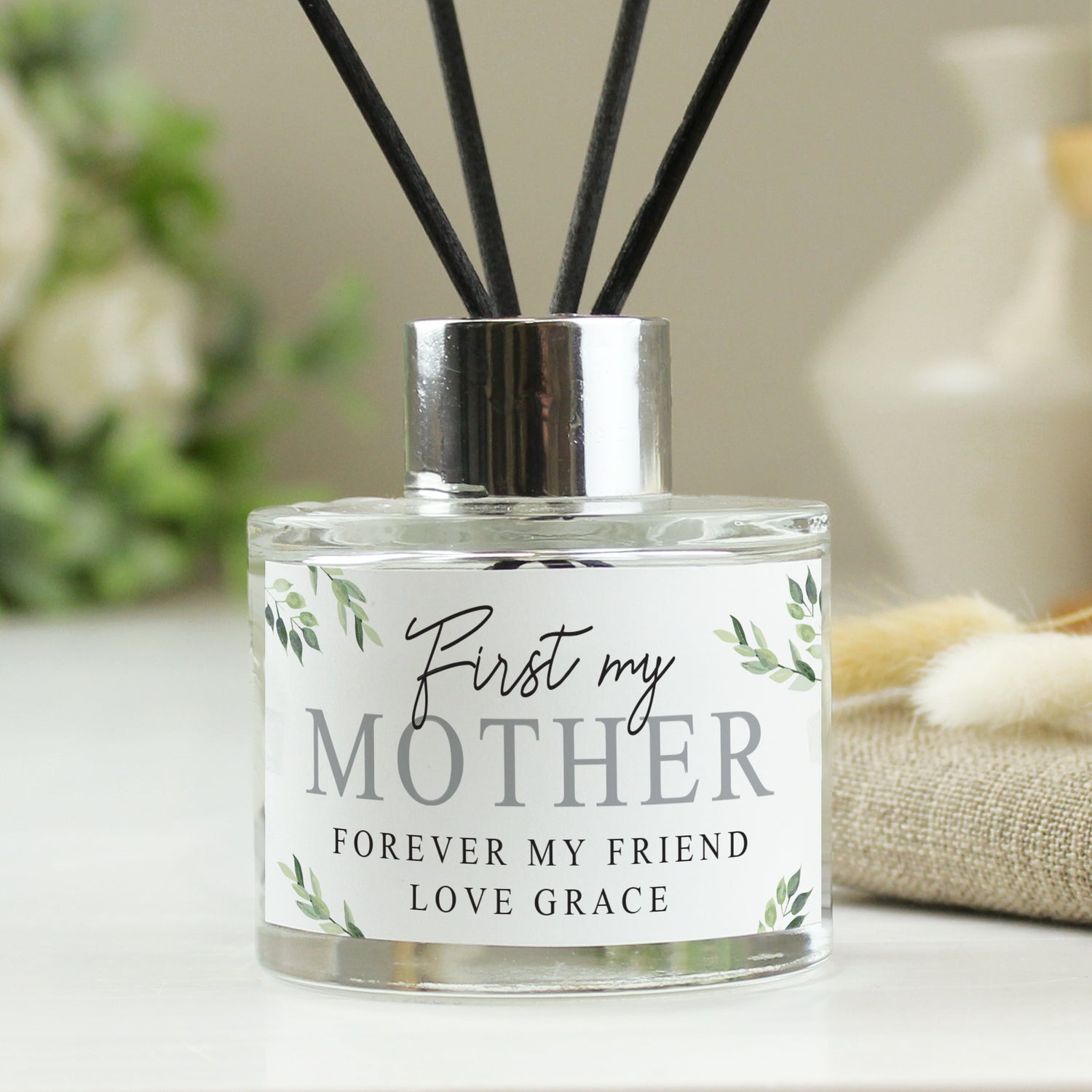 Personalised Botanical Reed Diffuser - gift & personalise