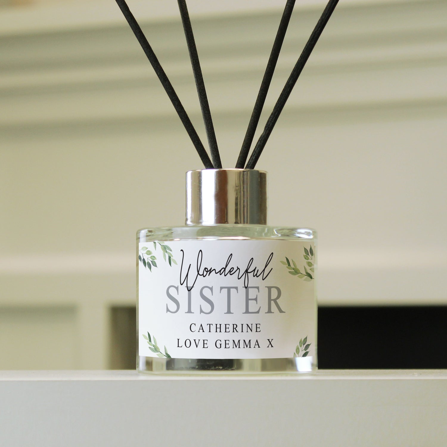 Personalised Botanical Reed Diffuser - gift & personalise