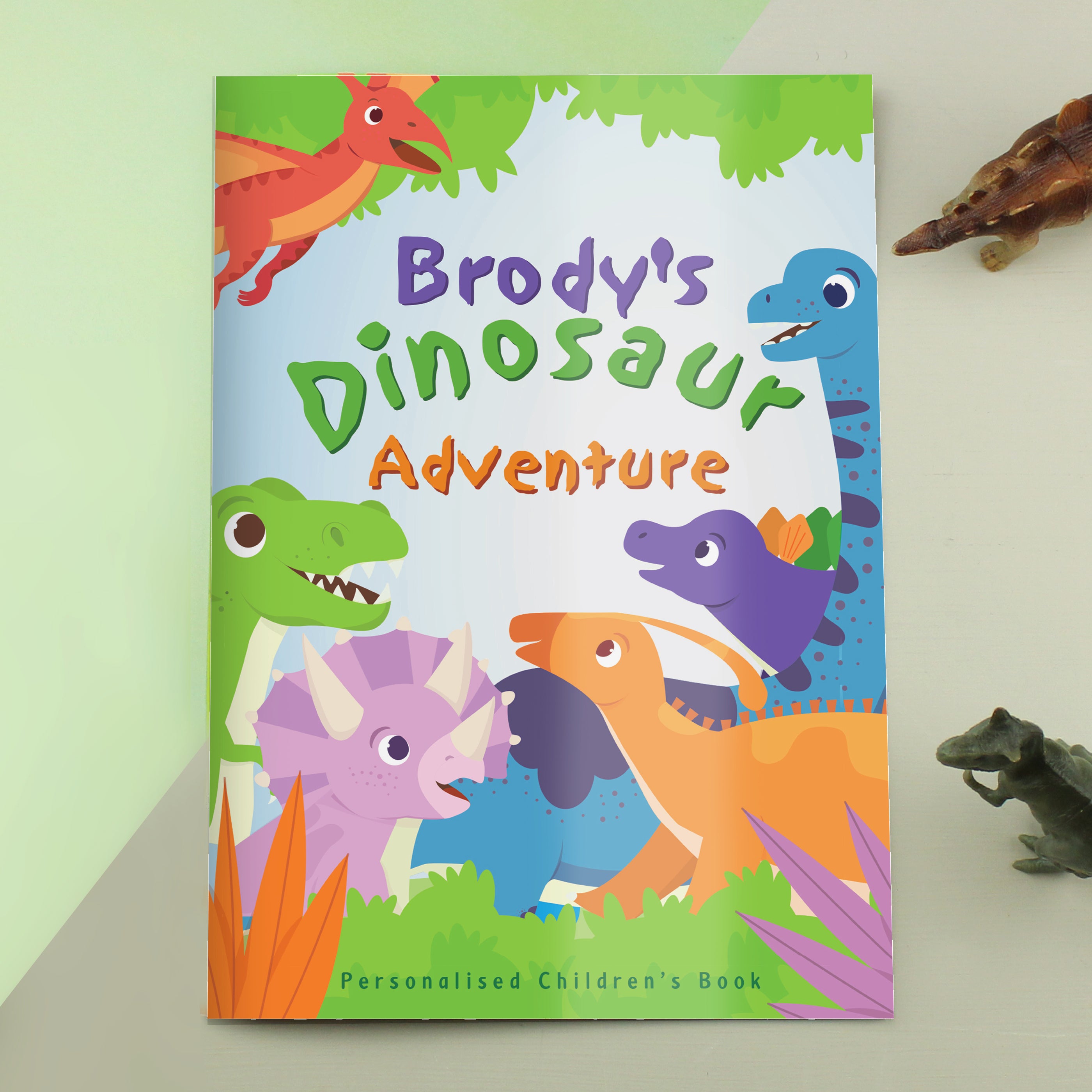 Personalised Dinosaur Adventure Story Book - gift & personalise