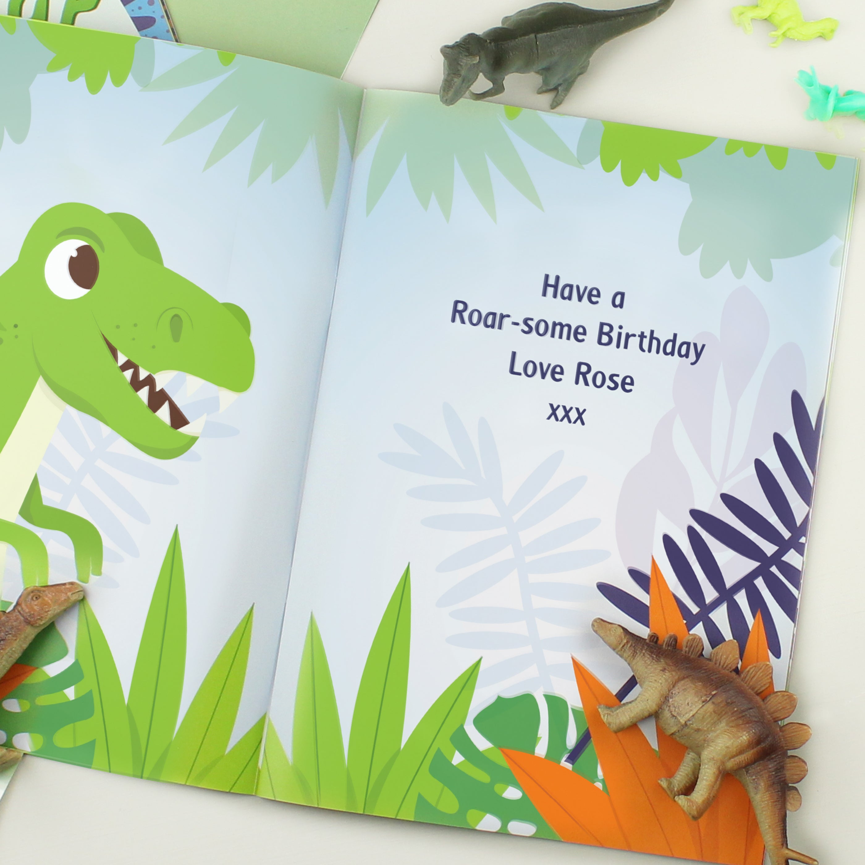 Personalised Dinosaur Adventure Story Book - gift & personalise