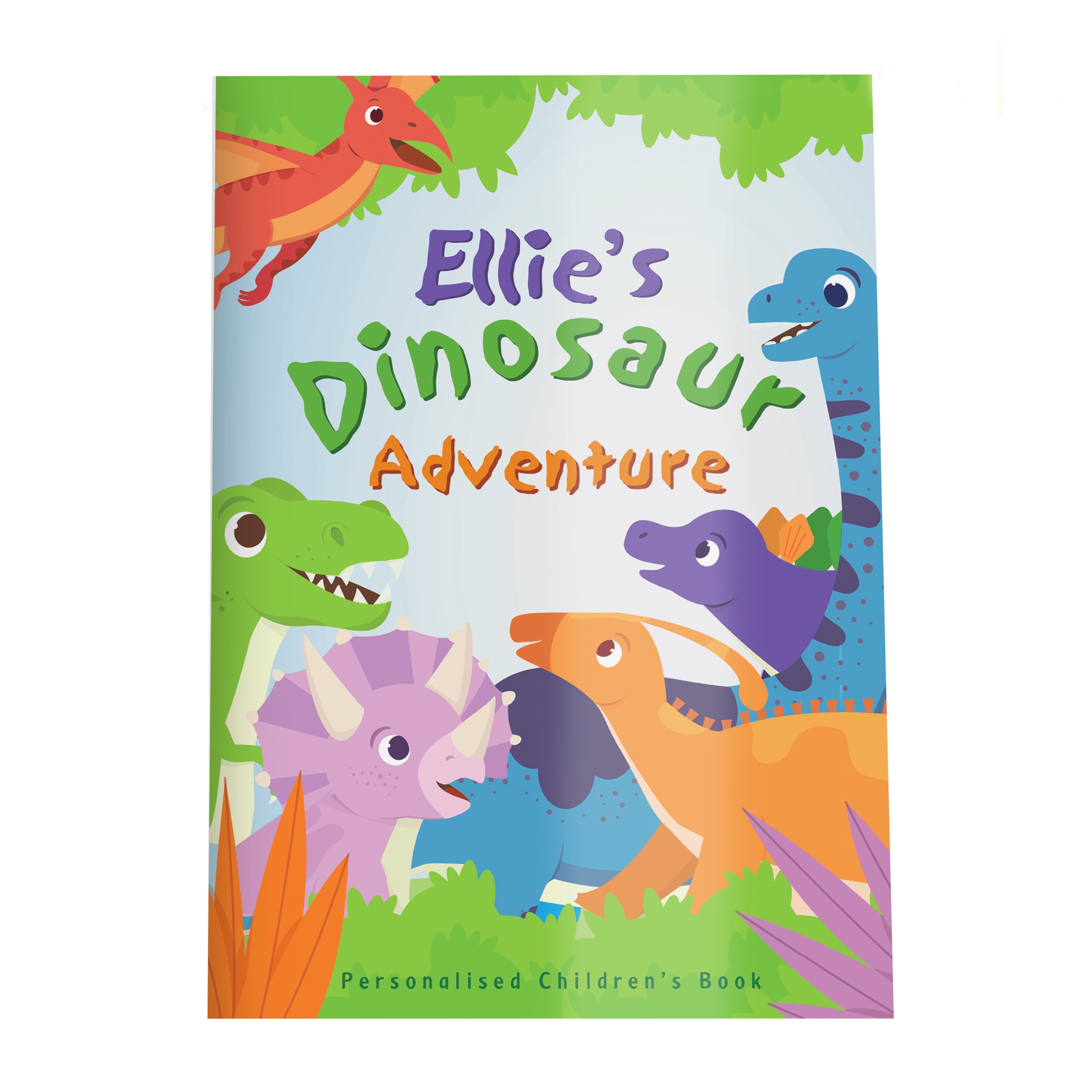 Personalised Dinosaur Adventure Story Book - gift & personalise