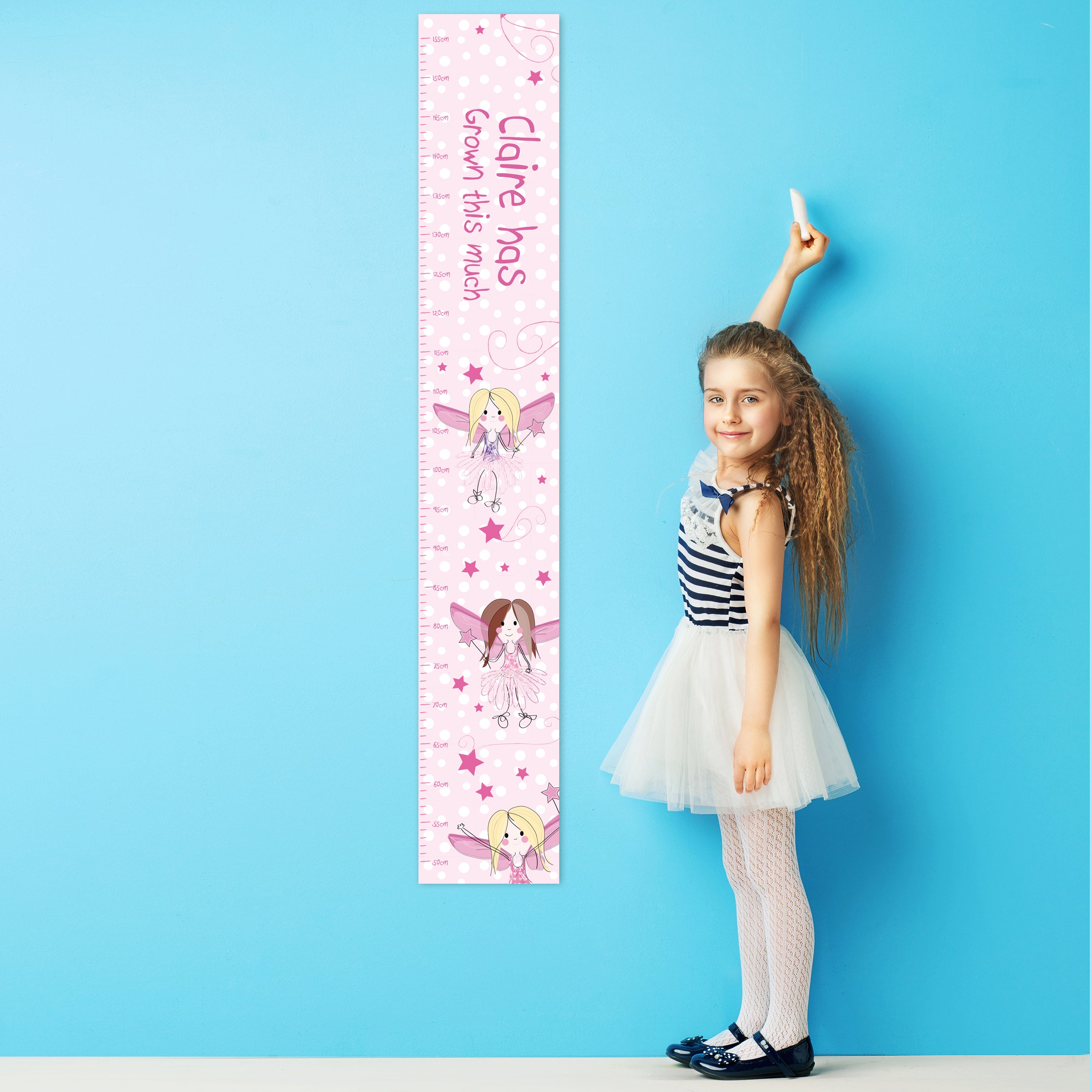 Personalised Fairy Height Chart - gift & personalise