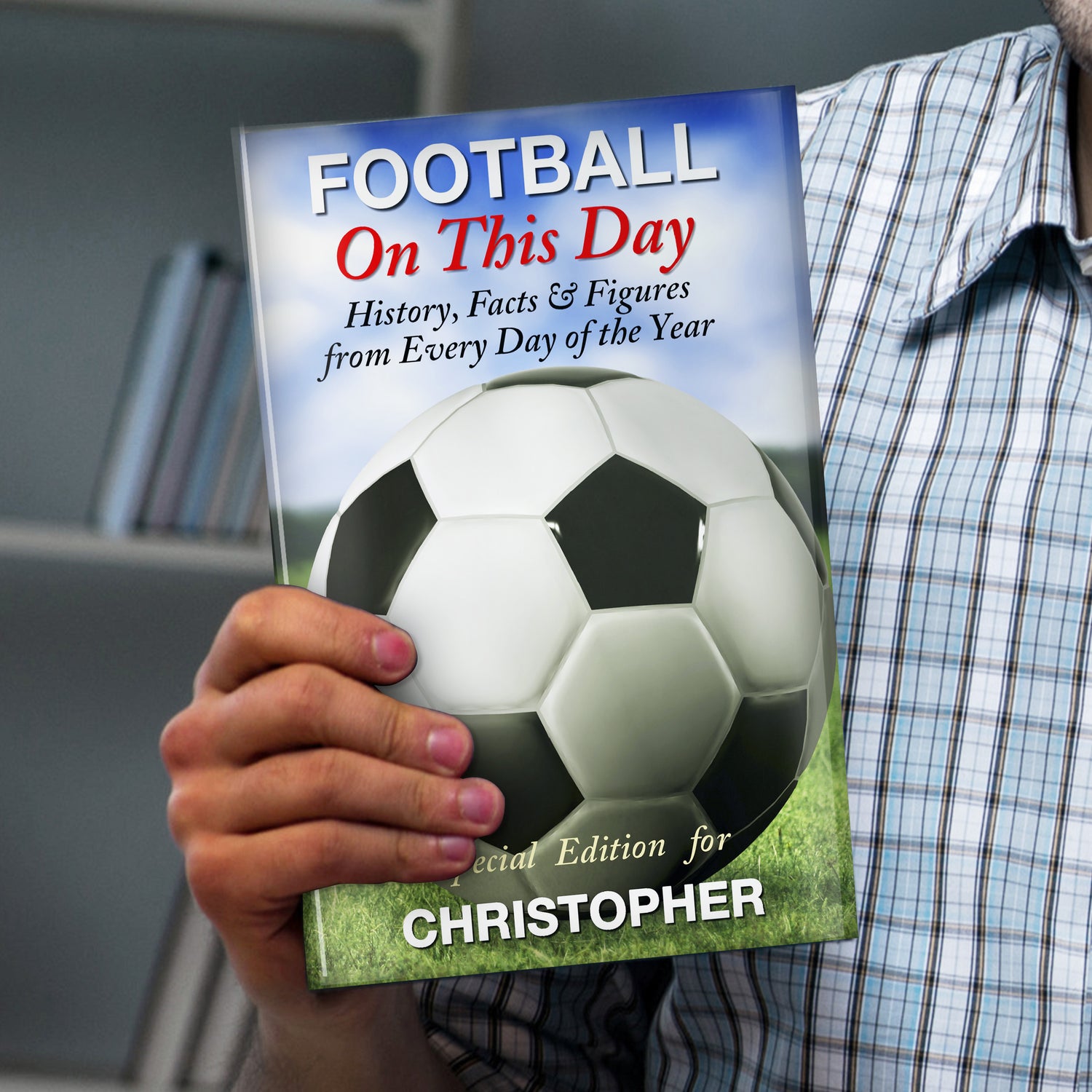 Personalised Football On This Day Book - gift & personalise