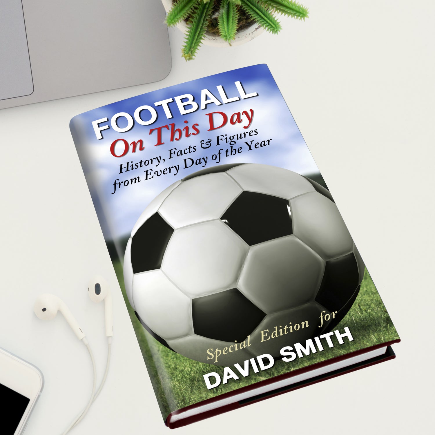 Personalised Football On This Day Book - gift & personalise