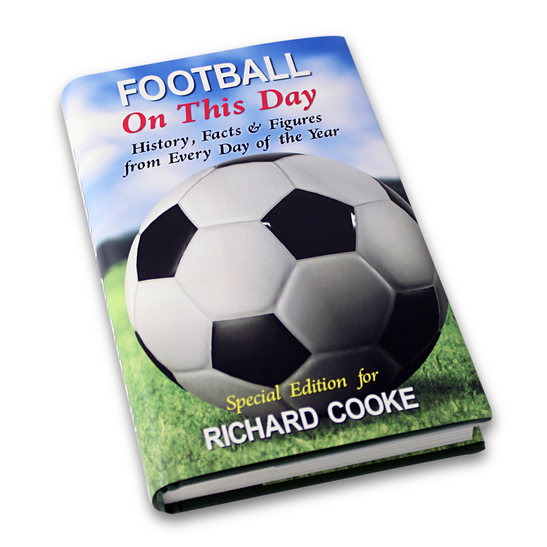 Personalised Football On This Day Book - gift & personalise