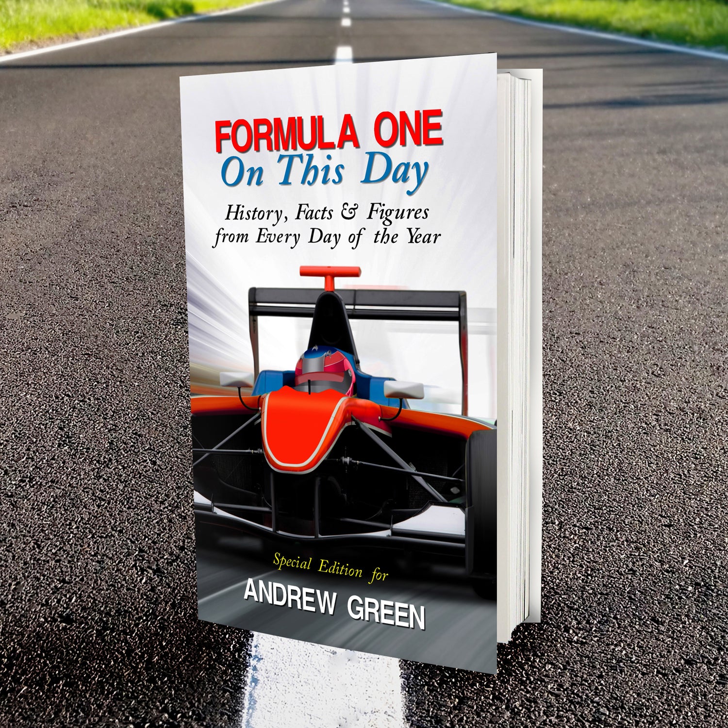 Personalised Formula 1 On This Day Book - gift & personalise