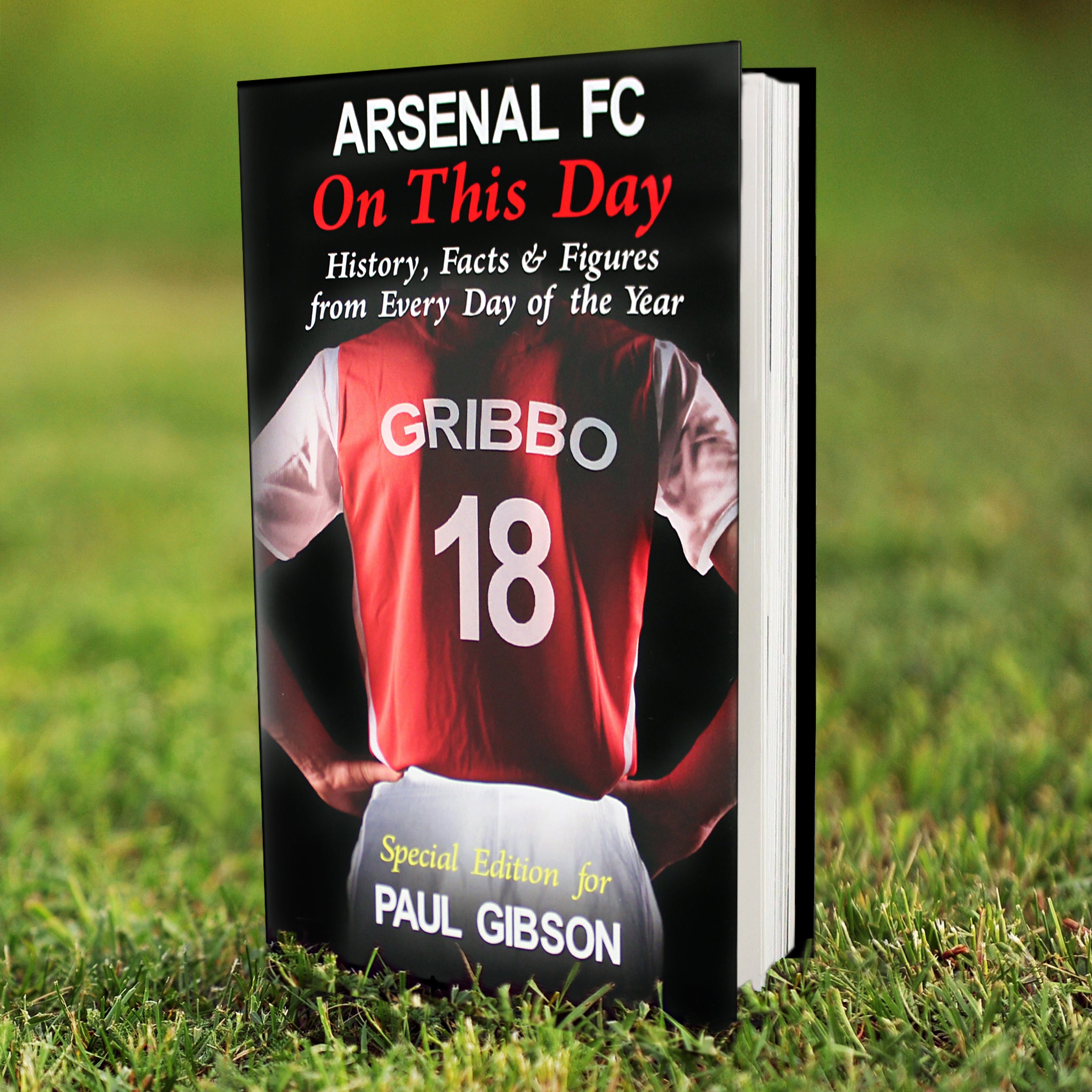 Personalised Arsenal On This Day Book - gift & personalise