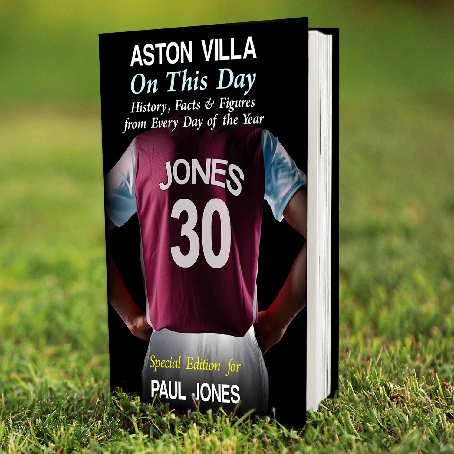 Personalised Aston Villa on this Day Book - gift & personalise