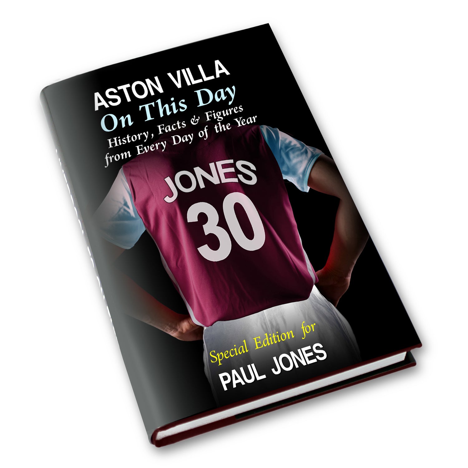 Personalised Aston Villa on this Day Book - gift & personalise