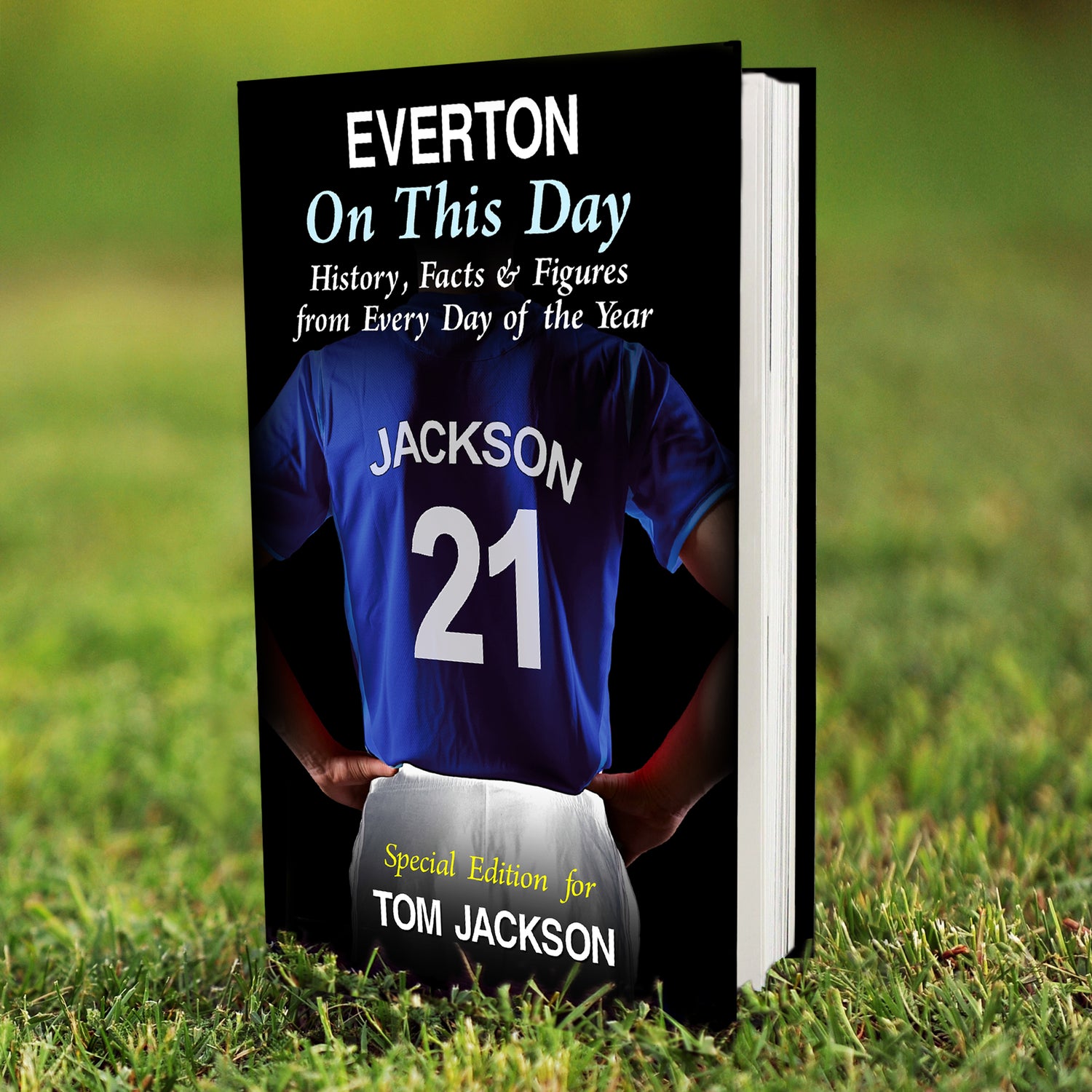 Personalised Everton on this Day Book - gift & personalise