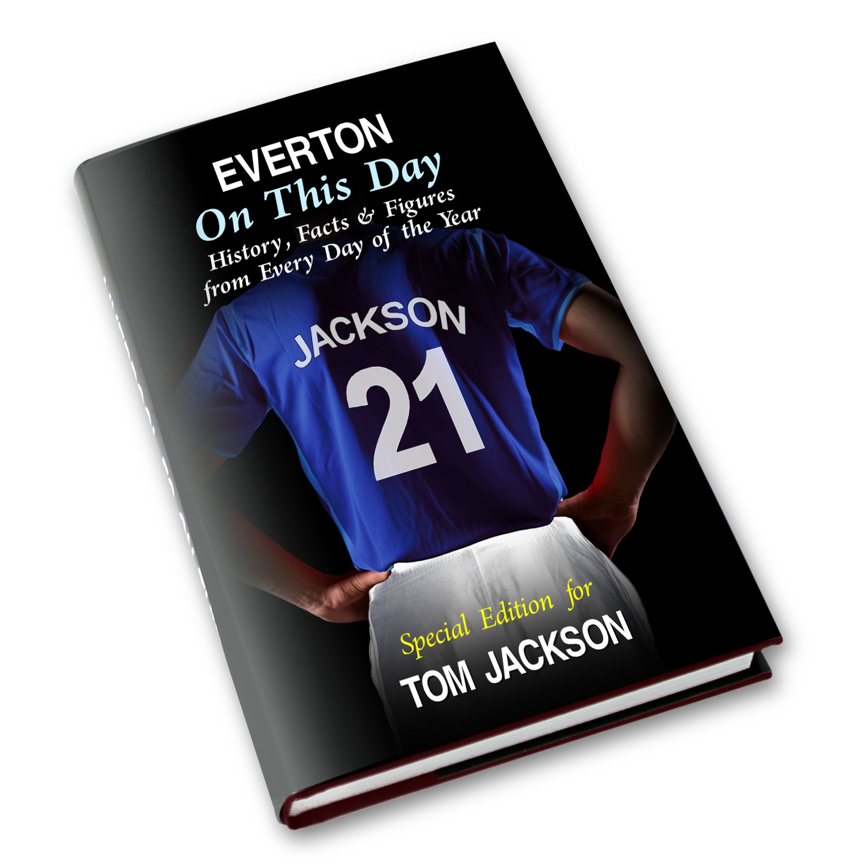 Personalised Everton on this Day Book - gift & personalise