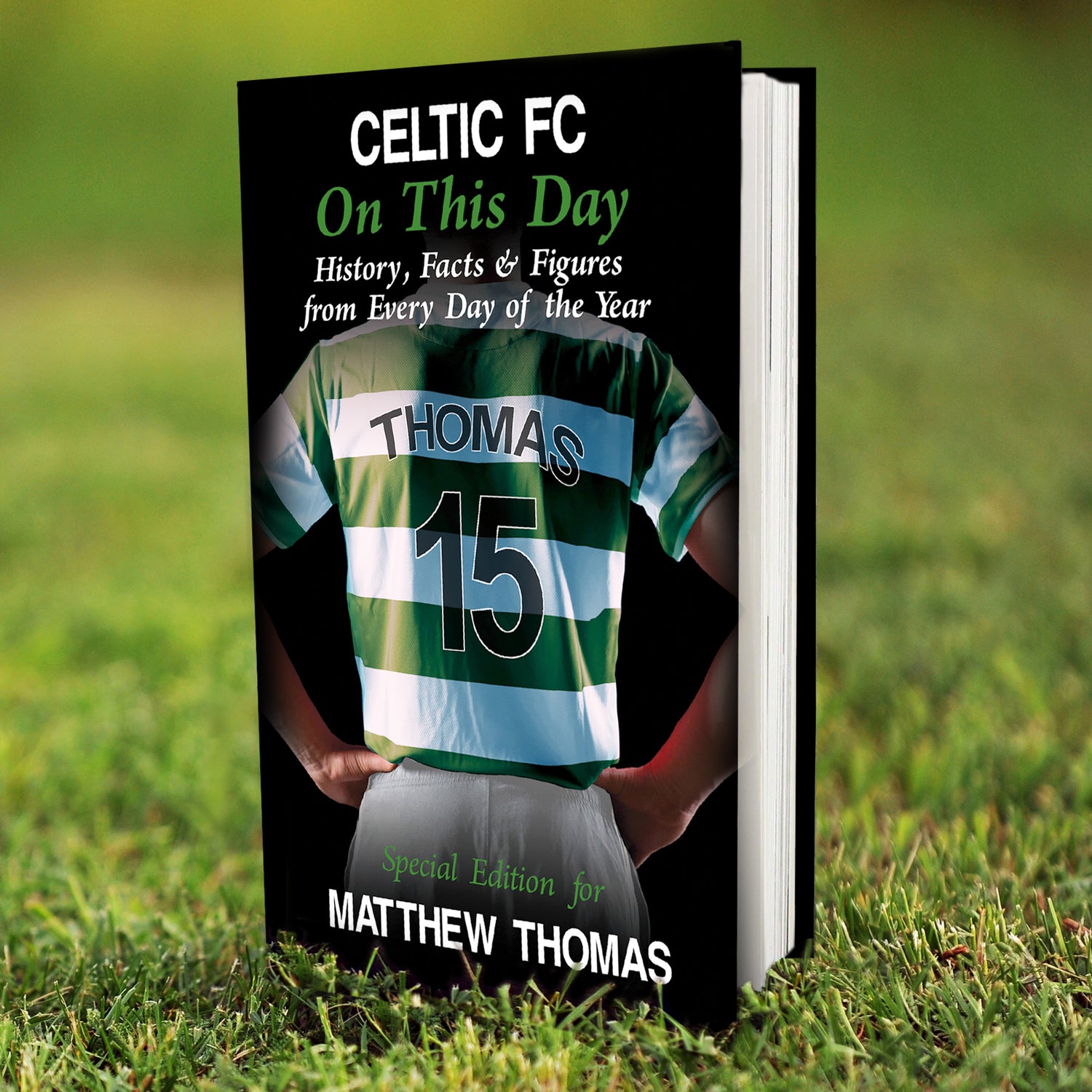 Personalised Celtic on this Day Book - gift & personalise