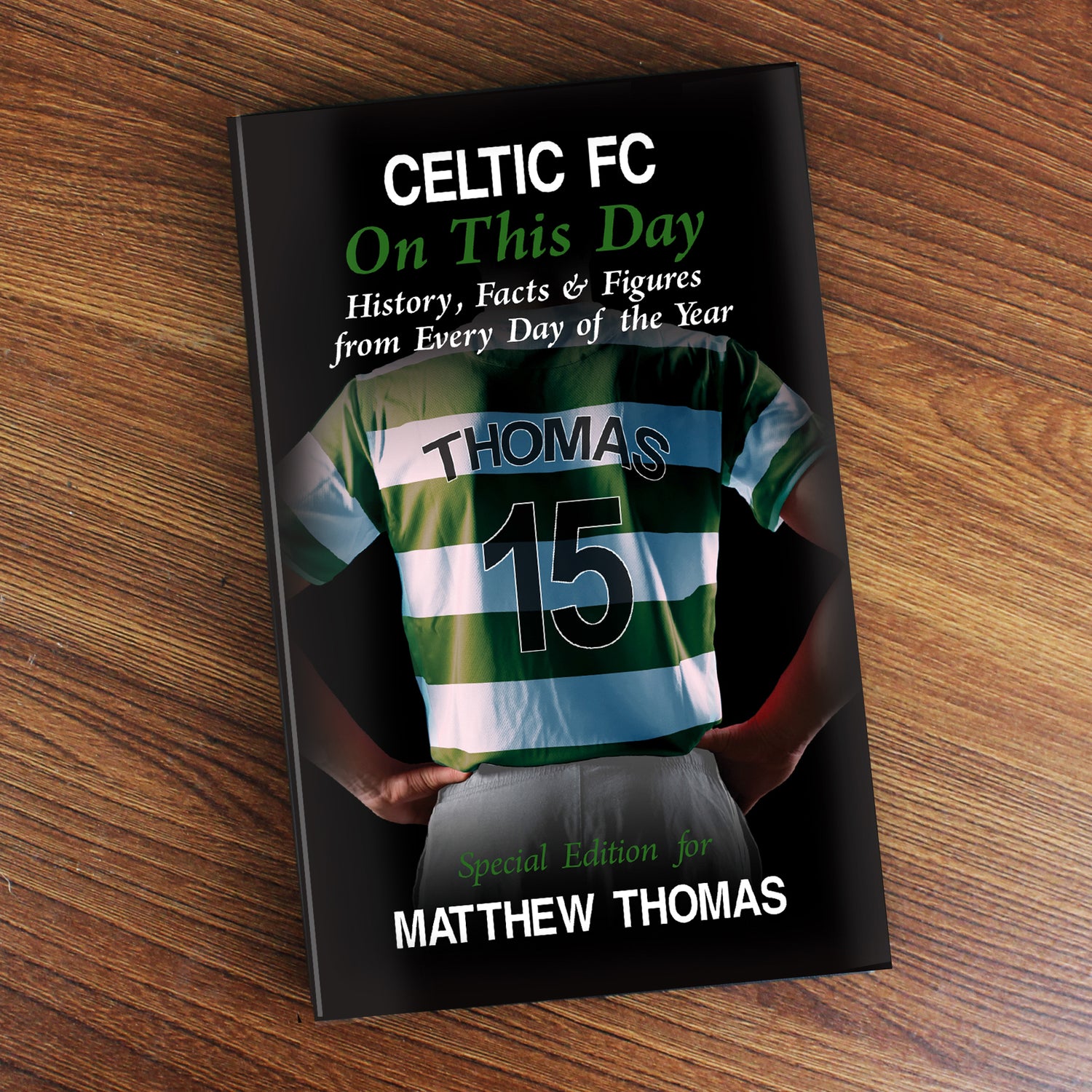 Personalised Celtic on this Day Book - gift & personalise