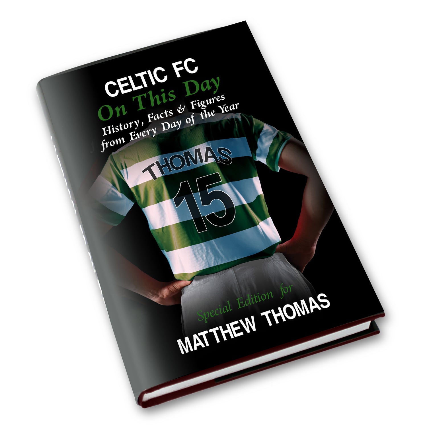 Personalised Celtic on this Day Book - gift & personalise