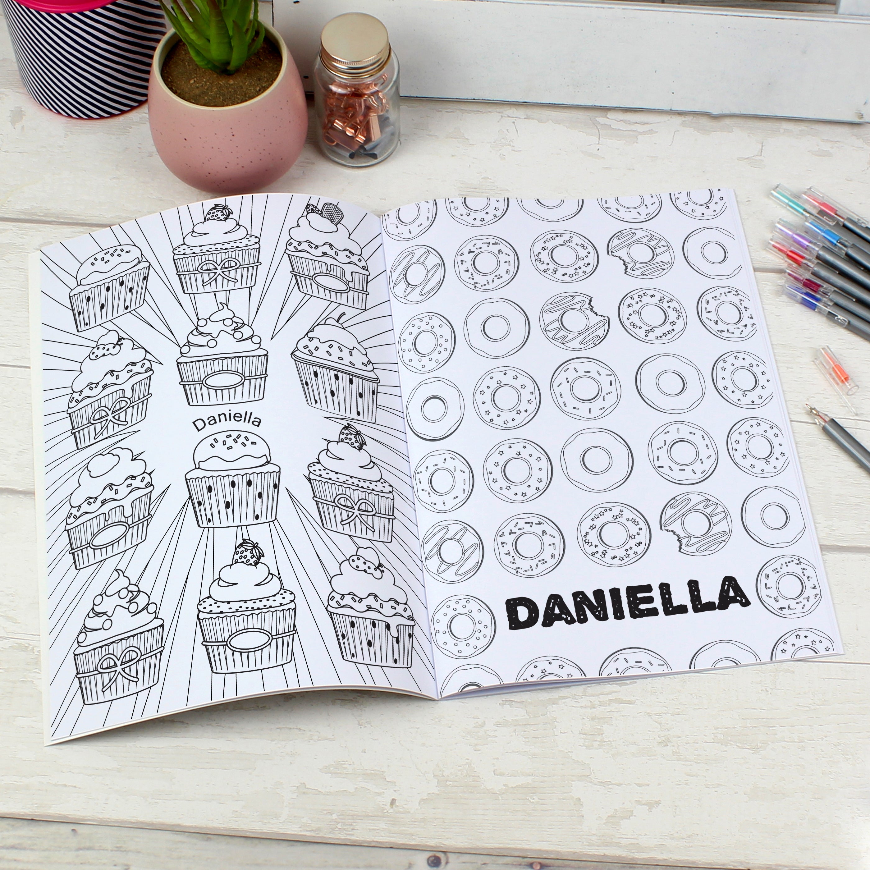 Personalised Baking Colouring Book - gift & personalise