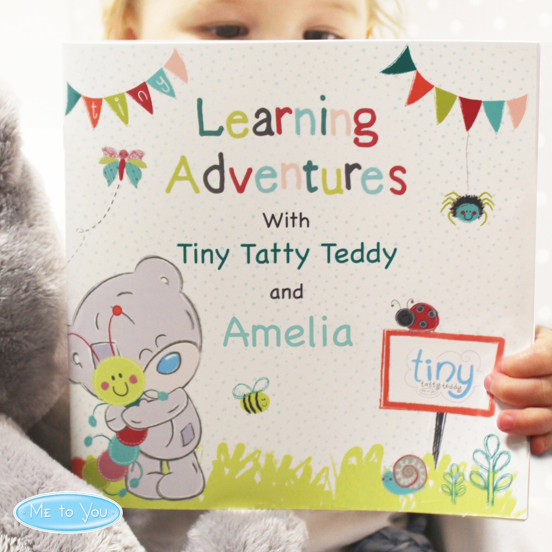 Personalised Tiny Tatty Teddy Learning Adventure Book - gift & personalise