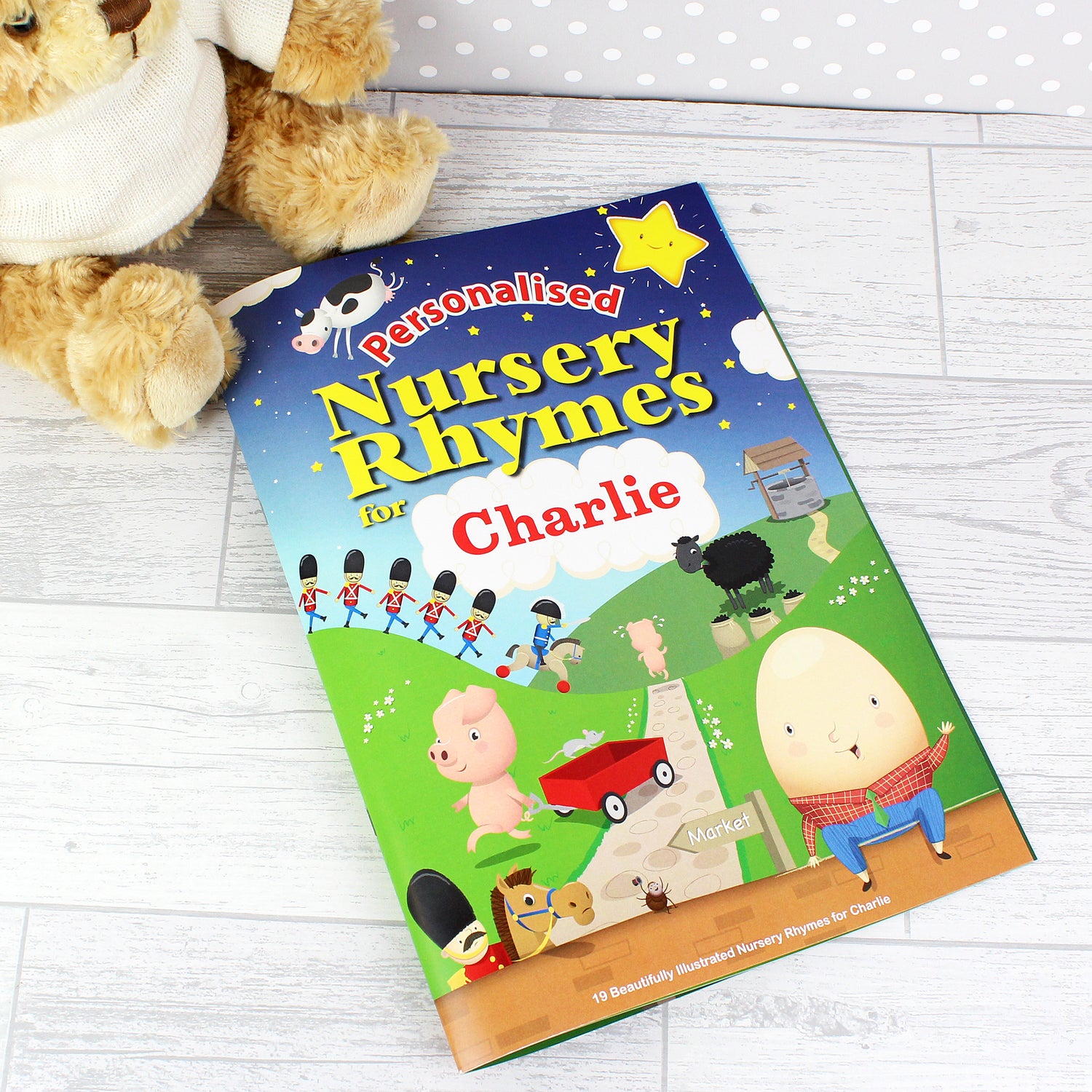 Personalised Nursery Rhyme Book - gift & personalise