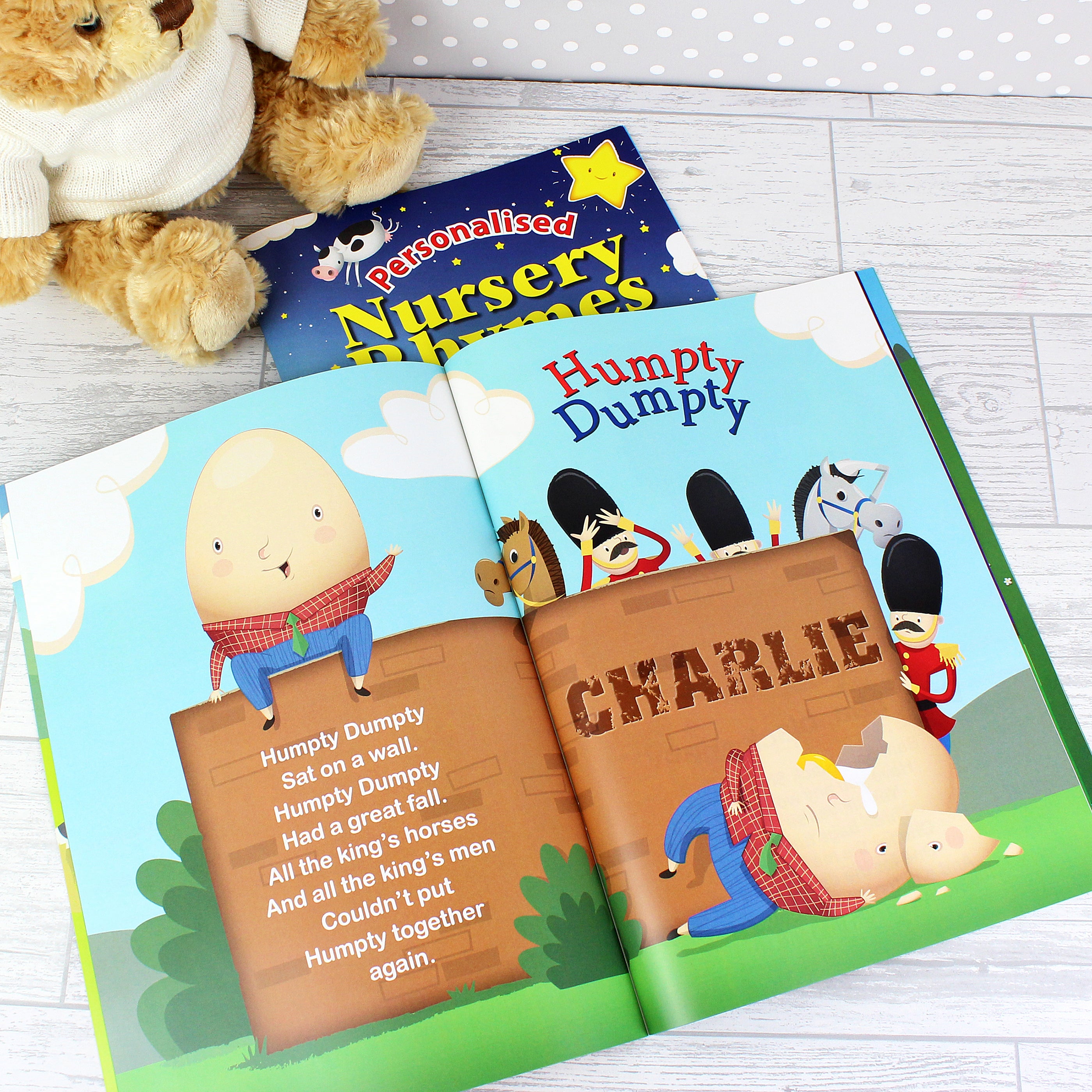 Personalised Nursery Rhyme Book - gift & personalise