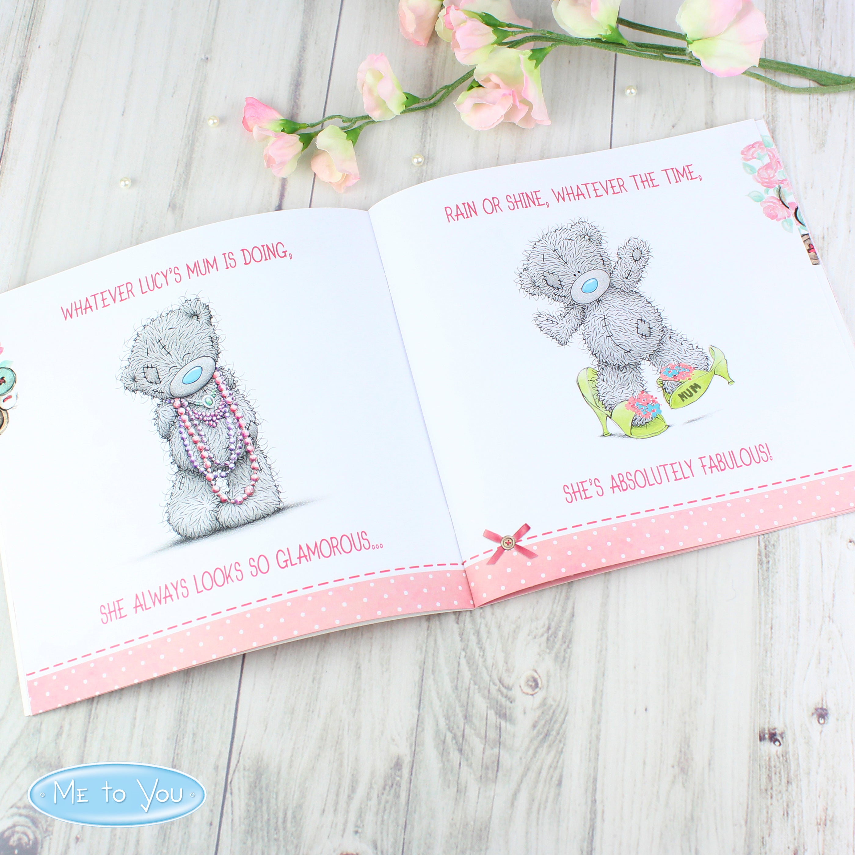 Personalised Me to You Mum Nan Grandma Poem Book - gift & personalise