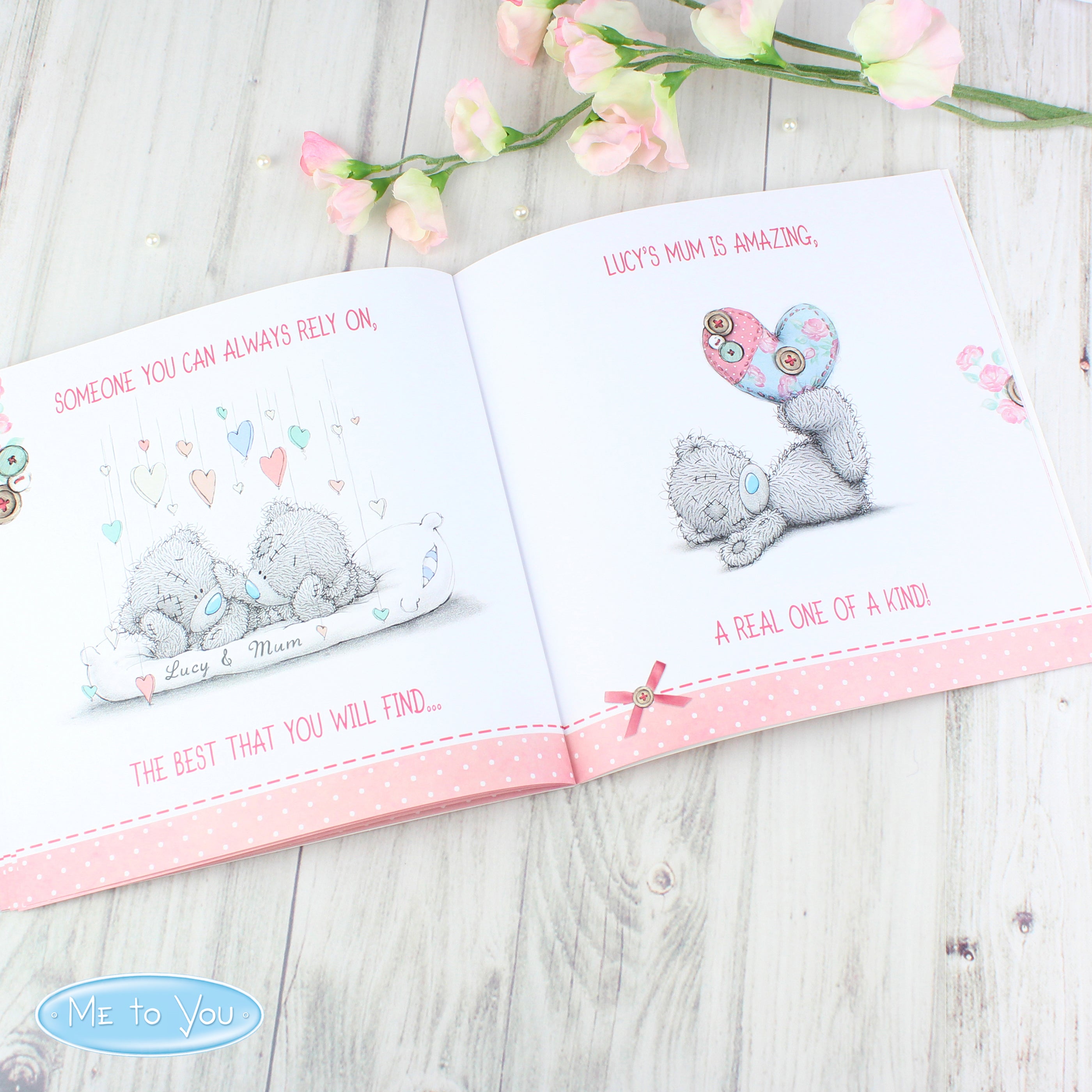 Personalised Me to You Mum Nan Grandma Poem Book - gift & personalise