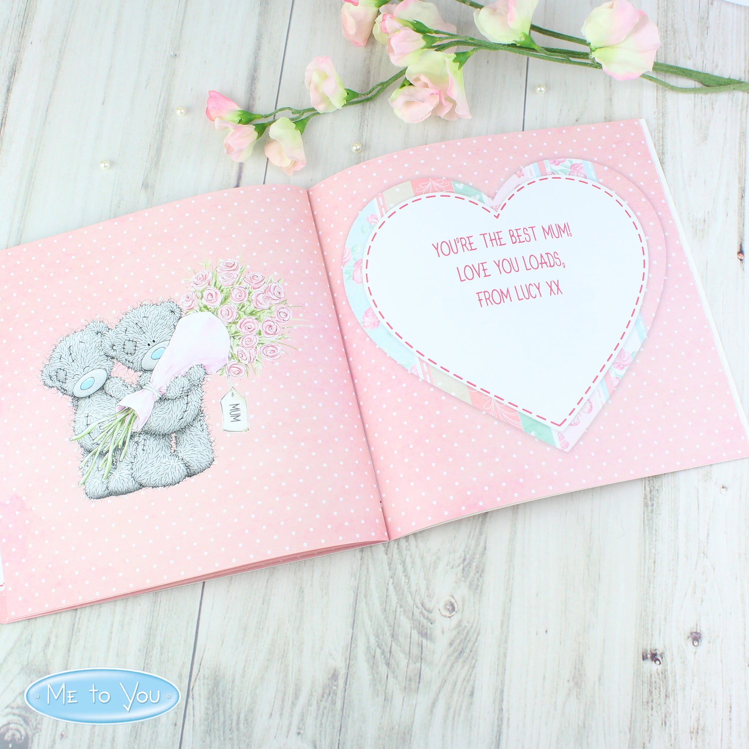 Personalised Me to You Mum Nan Grandma Poem Book - gift & personalise