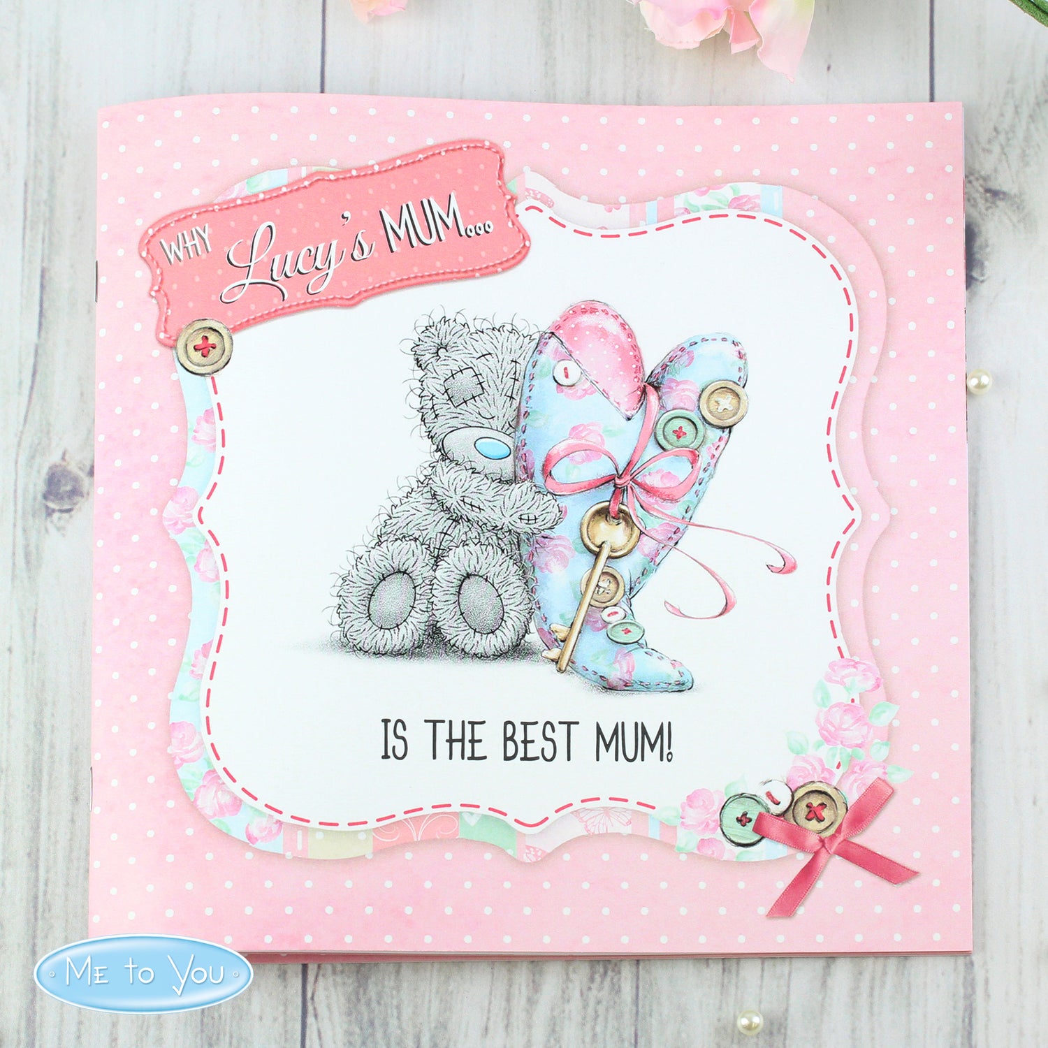 Personalised Me to You Mum Nan Grandma Poem Book - gift & personalise