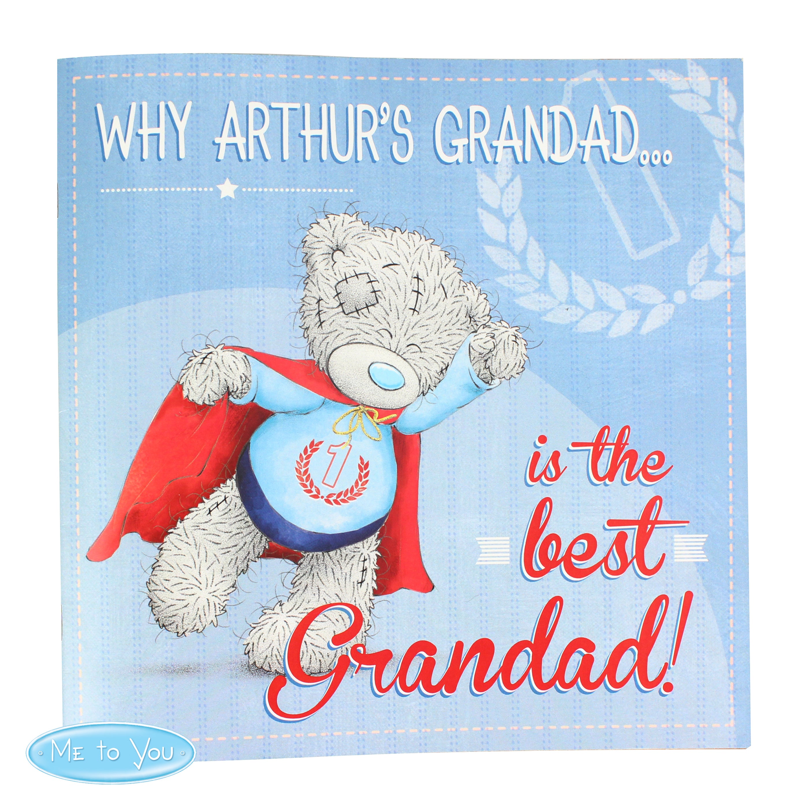 Personalised Me to You For Him Super Hero Poem Book - gift & personalise