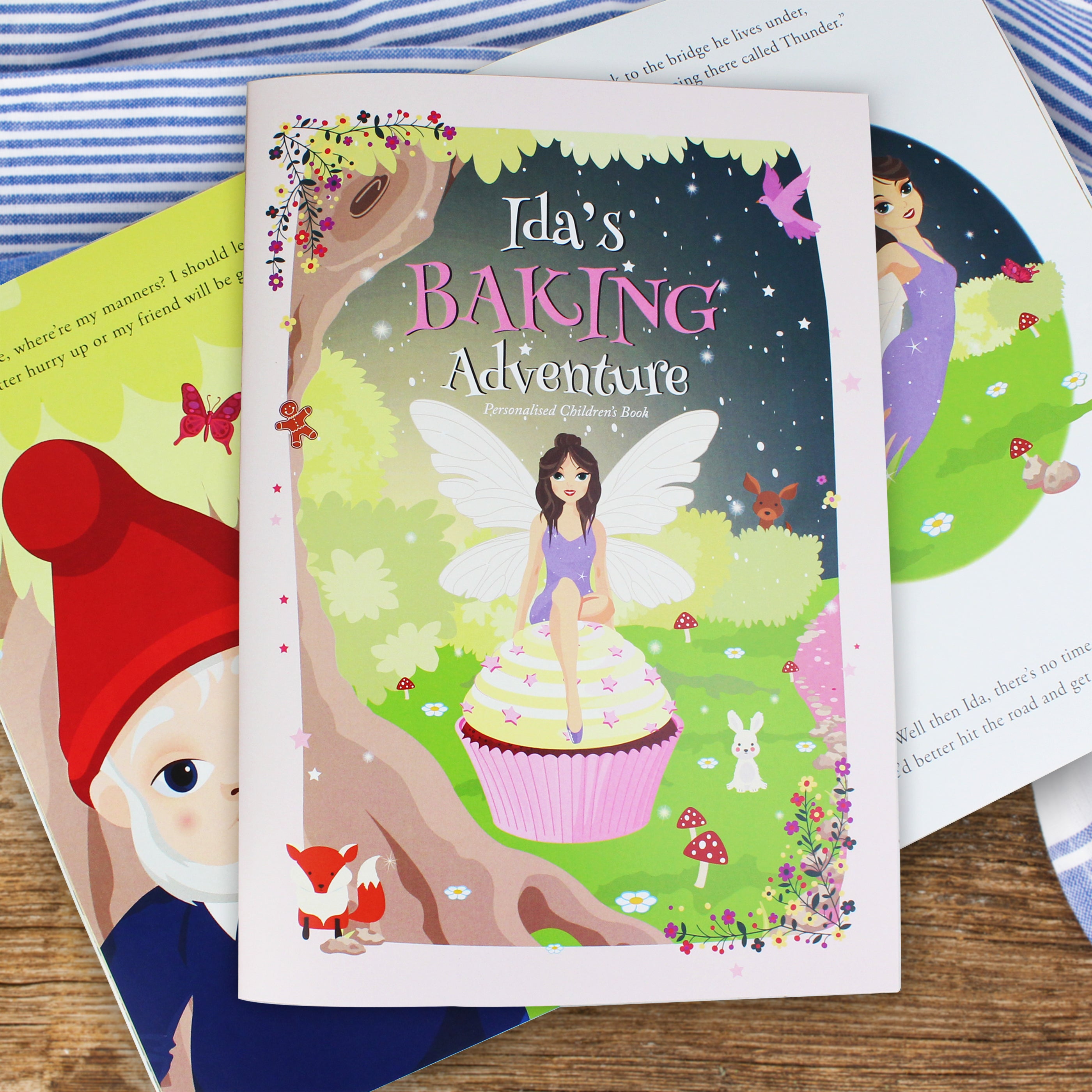 Personalised Fairy Baking Adventure Book - gift & personalise